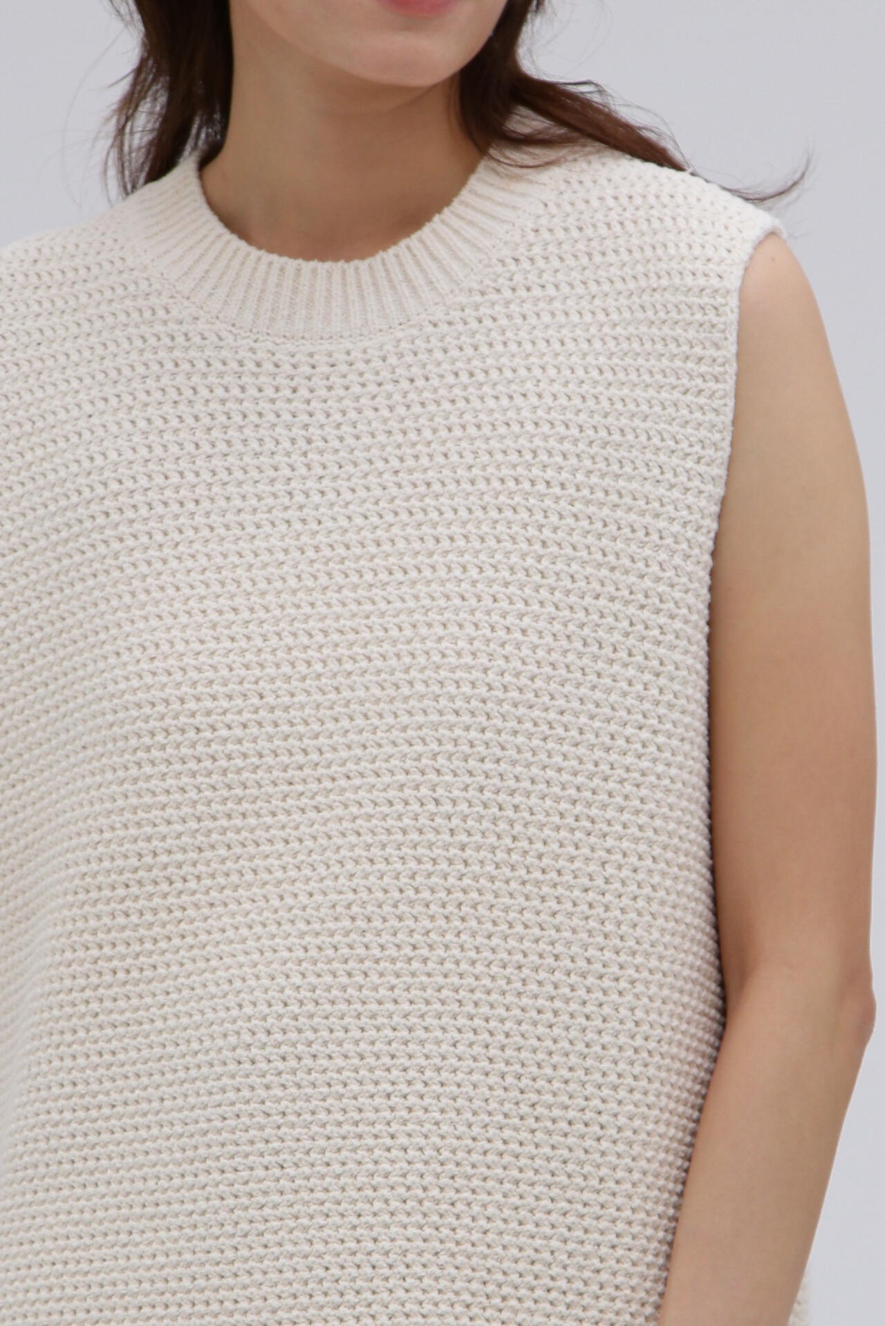 STUDIO NICHOLSON / TEXTURED COTTON 5G VEST
