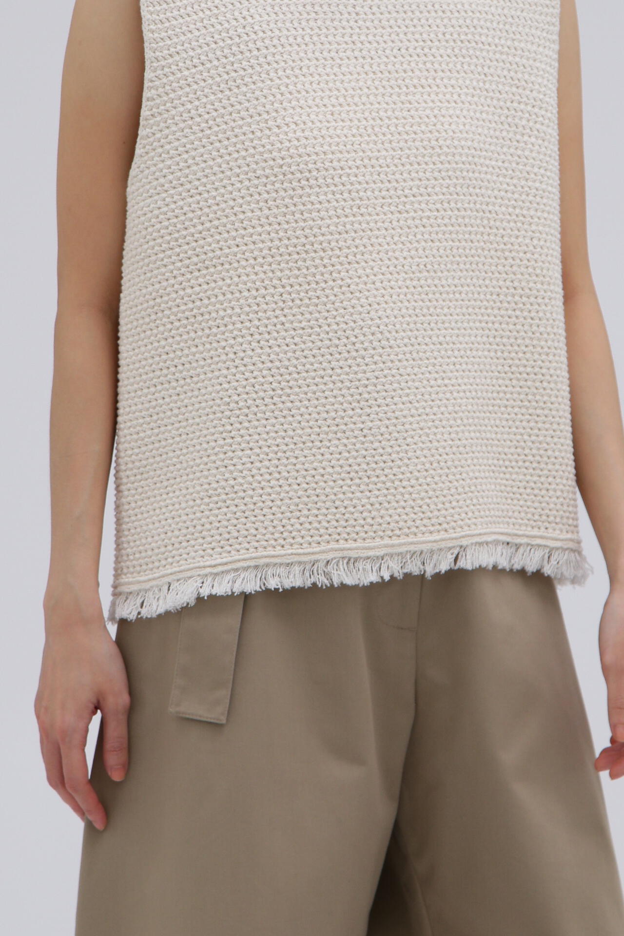 STUDIO NICHOLSON / TEXTURED COTTON 5G VEST
