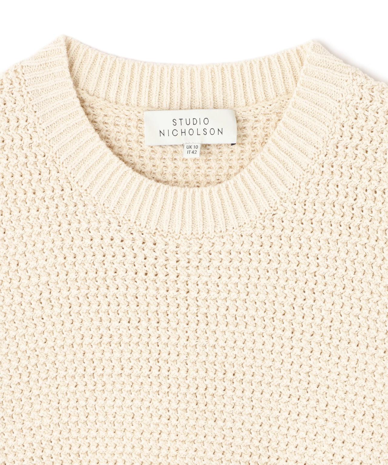 STUDIO NICHOLSON / TEXTURED COTTON 5G VEST