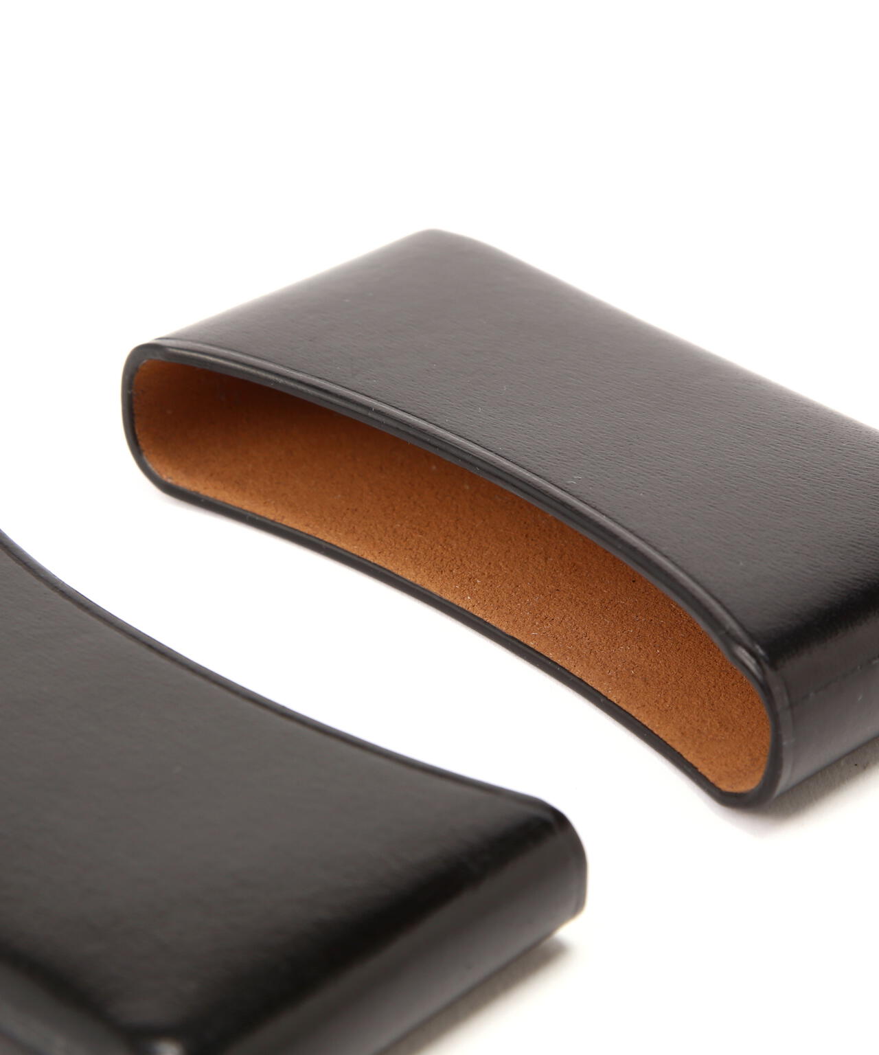 LEMAIRE / PATINA LEATHER MOLDED CARD HOLDER
