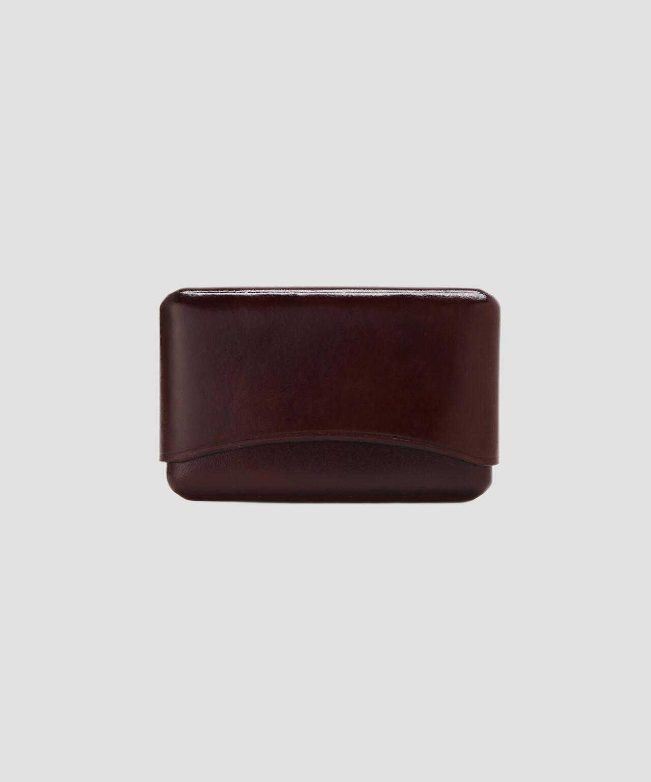 LEMAIRE / PATINA LEATHER MOLDED CARD HOLDER