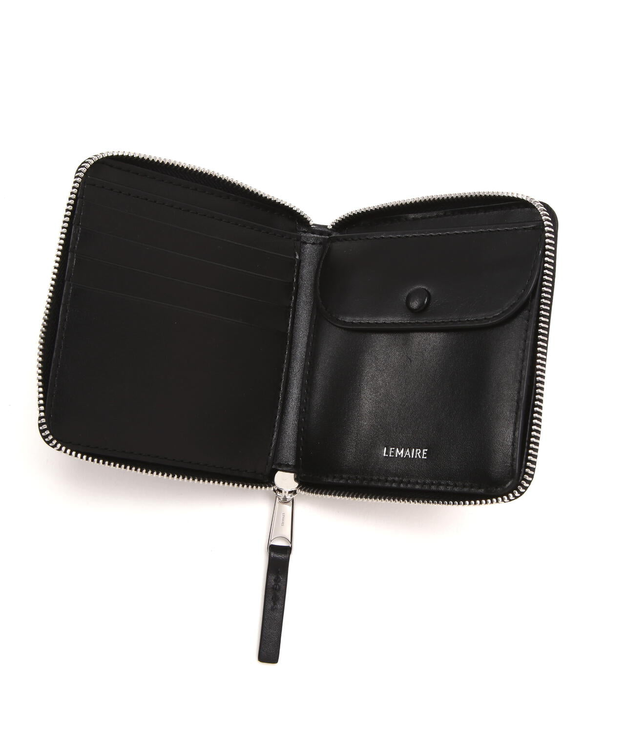 LEMAIRE / PATINA LEATHER PATINA ZIP COMPACT BI FOLD