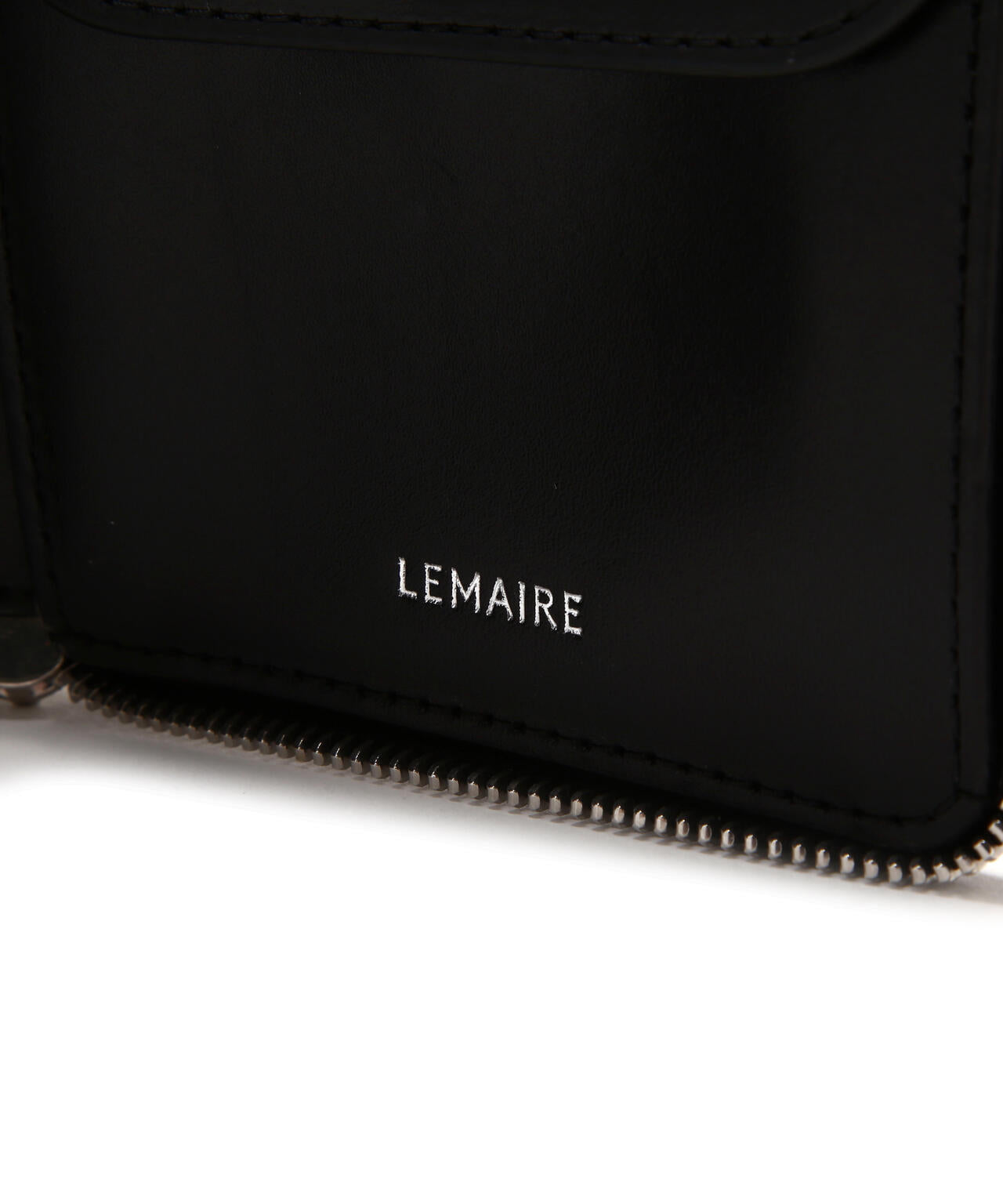 LEMAIRE / PATINA LEATHER PATINA ZIP COMPACT BI FOLD