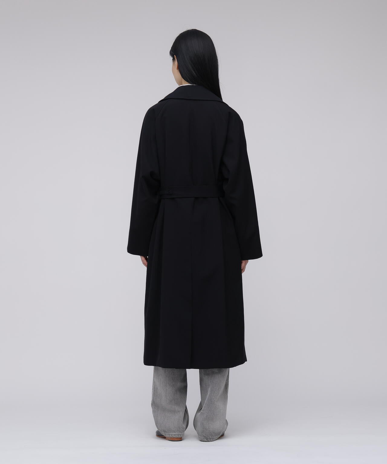 blurhms / WOOL GABARDINE TRENCH COAT