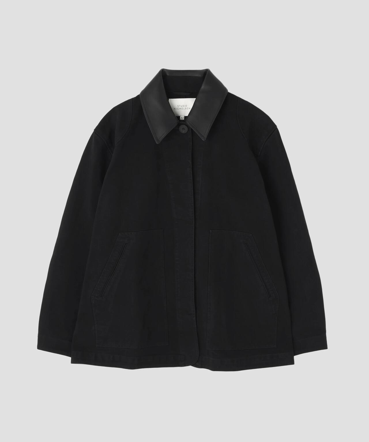 STUDIO NICHOLSON / G-DYED HEAVY CANVAS DOUBLE POCKET CHORE JACKET