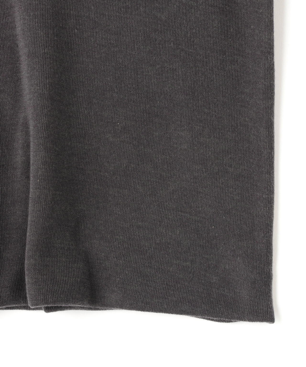 ATON / TENCEL SILK CIRCULER RIB CREW&CREW LAYERED