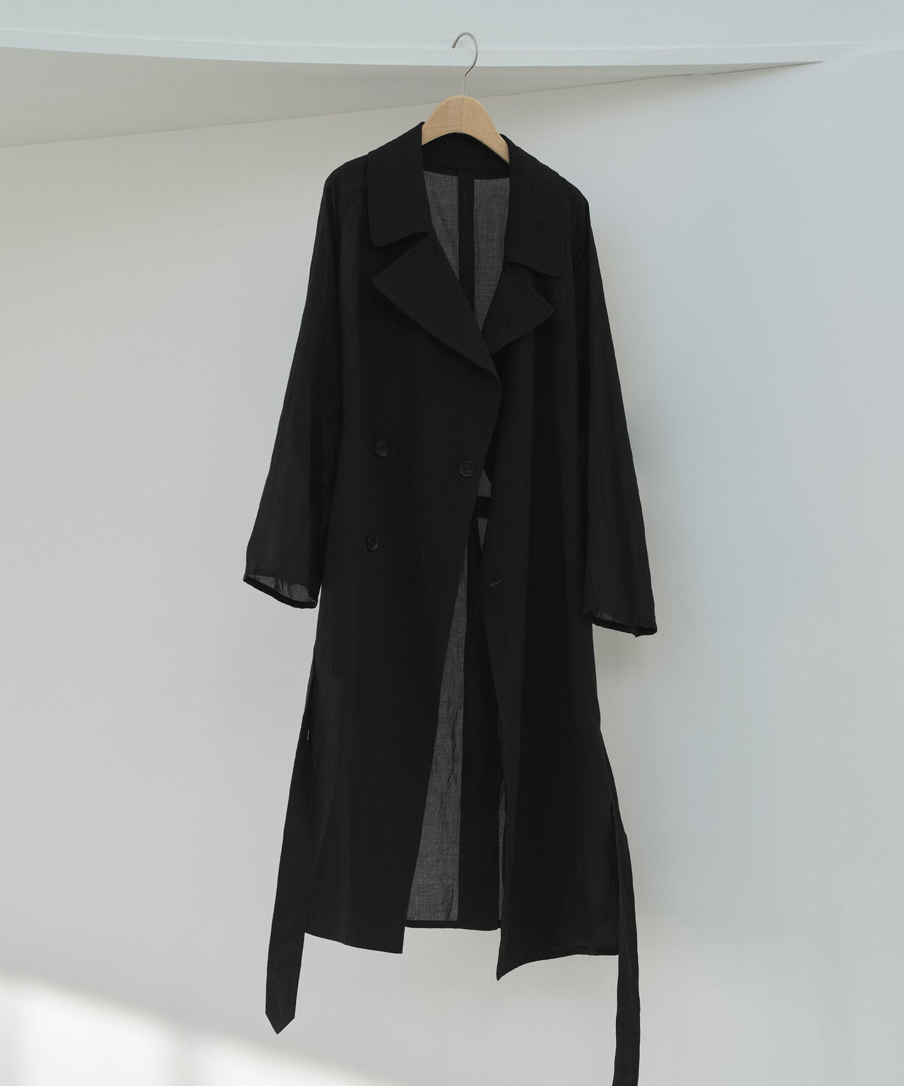 [別注]blurhms / SILK-COTTON VOILE LIGHT TRENCH COAT