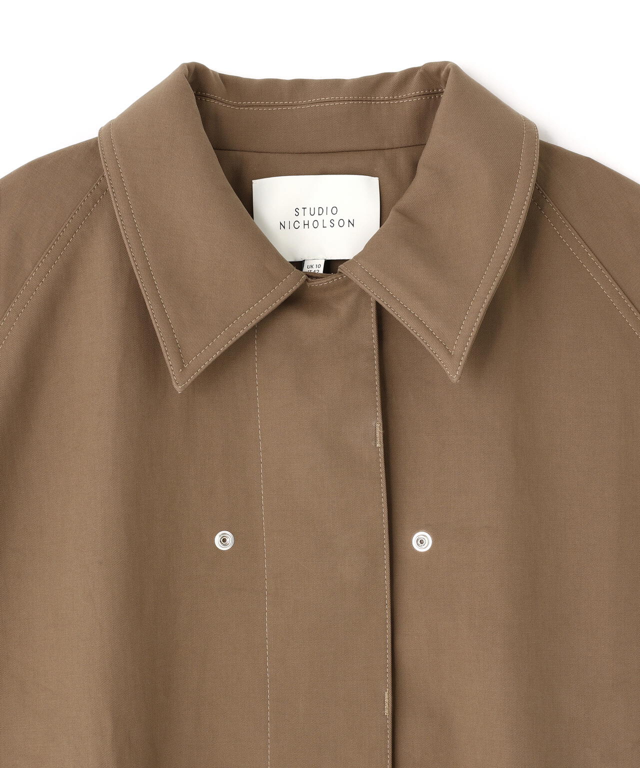STUDIO NICHOLSON / VINTAGE TWILL WR DETACHABLE CAPE PARKA
