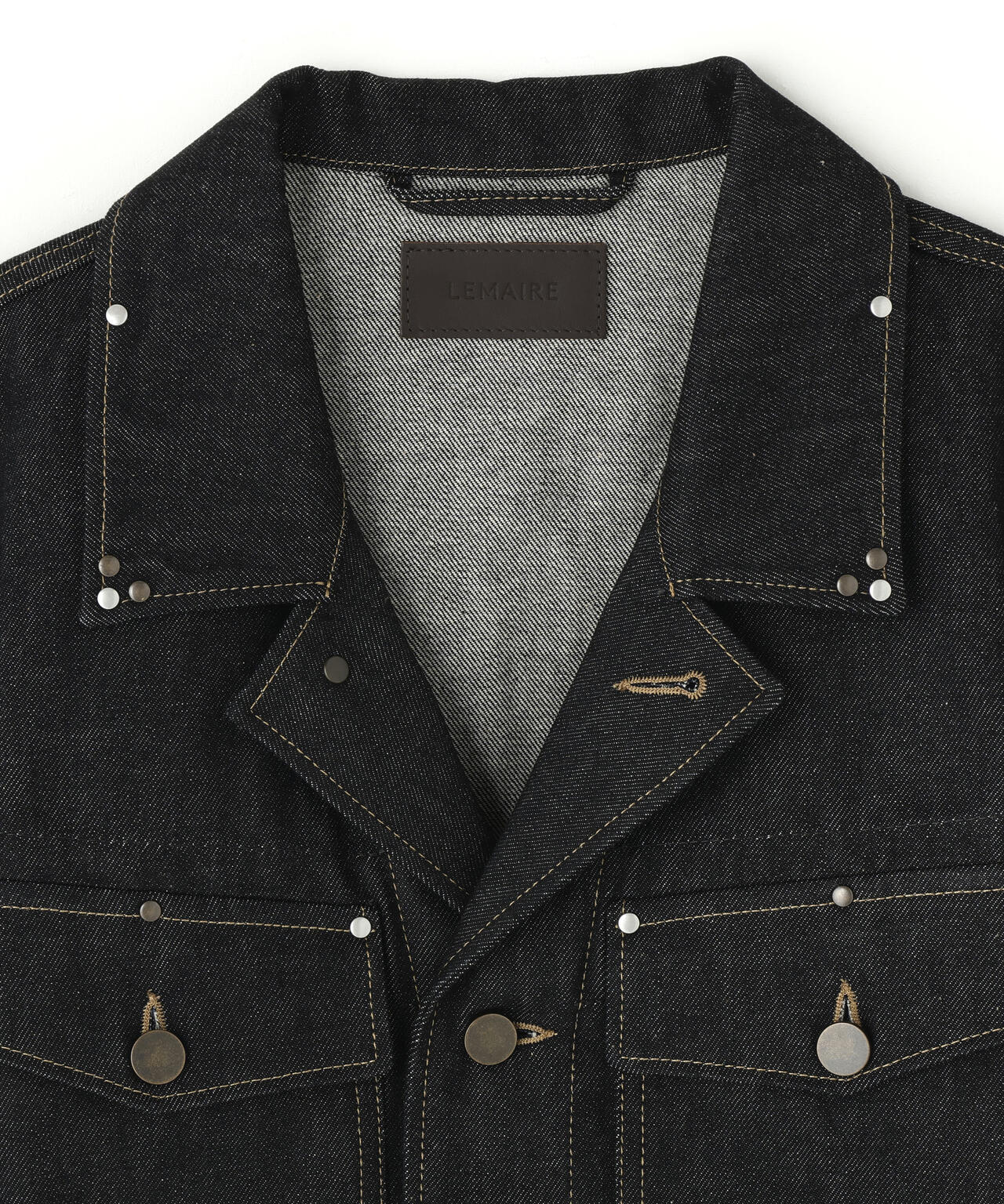 LEMAIRE / CROPPED BLOUSON WITH STUDS
