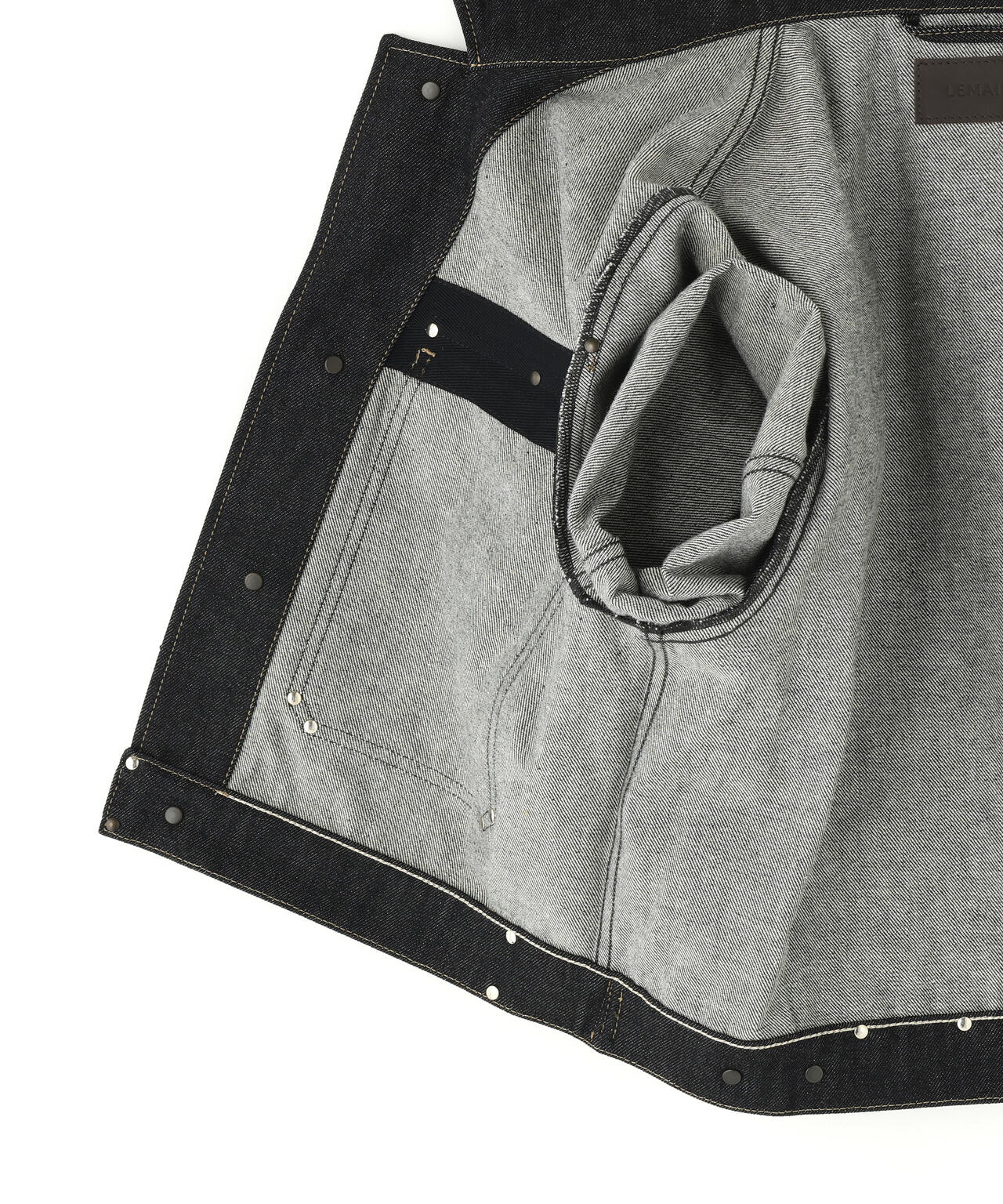 LEMAIRE / CROPPED BLOUSON WITH STUDS
