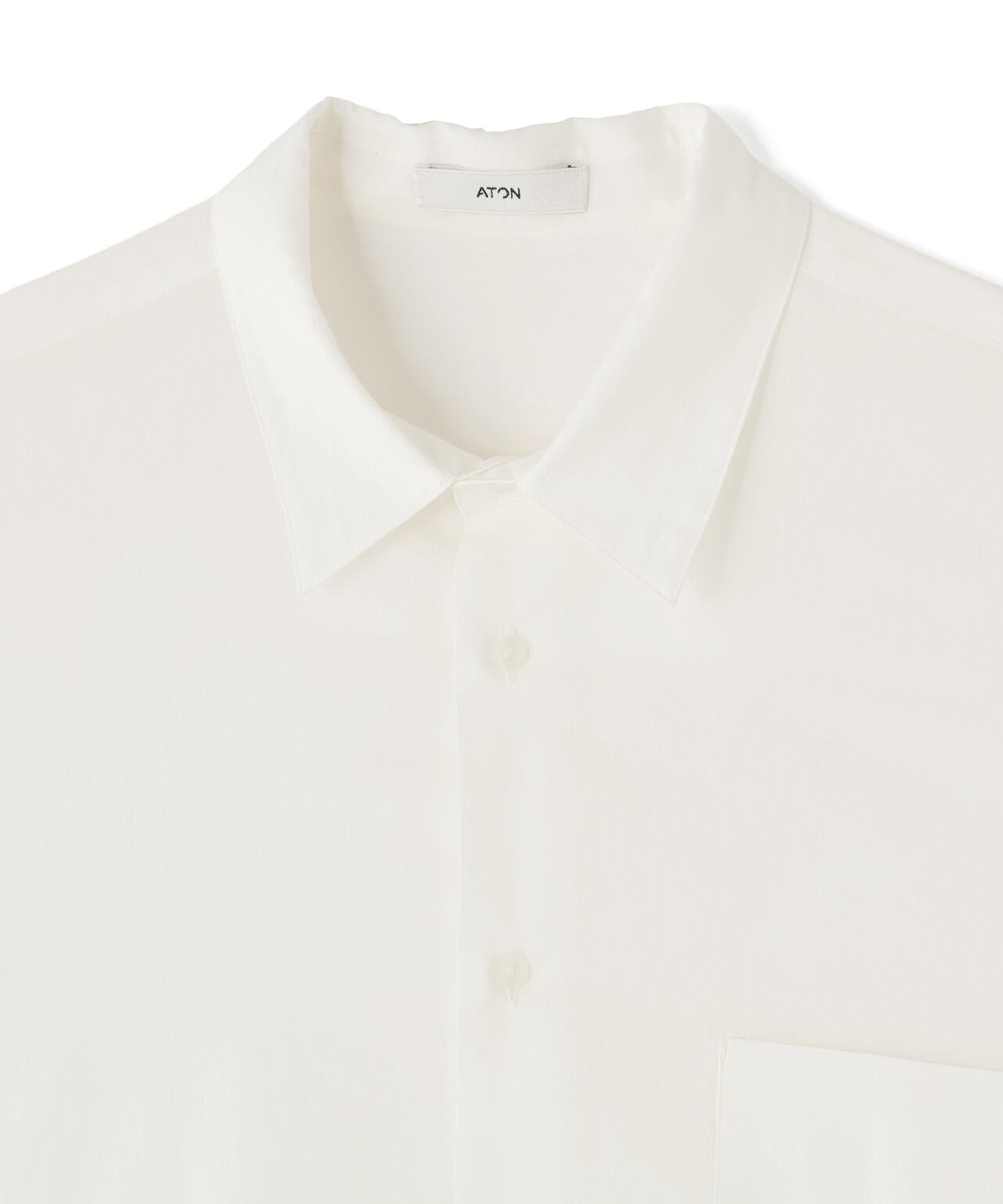 ATON / COTTON SILK STANDARD SHIRT