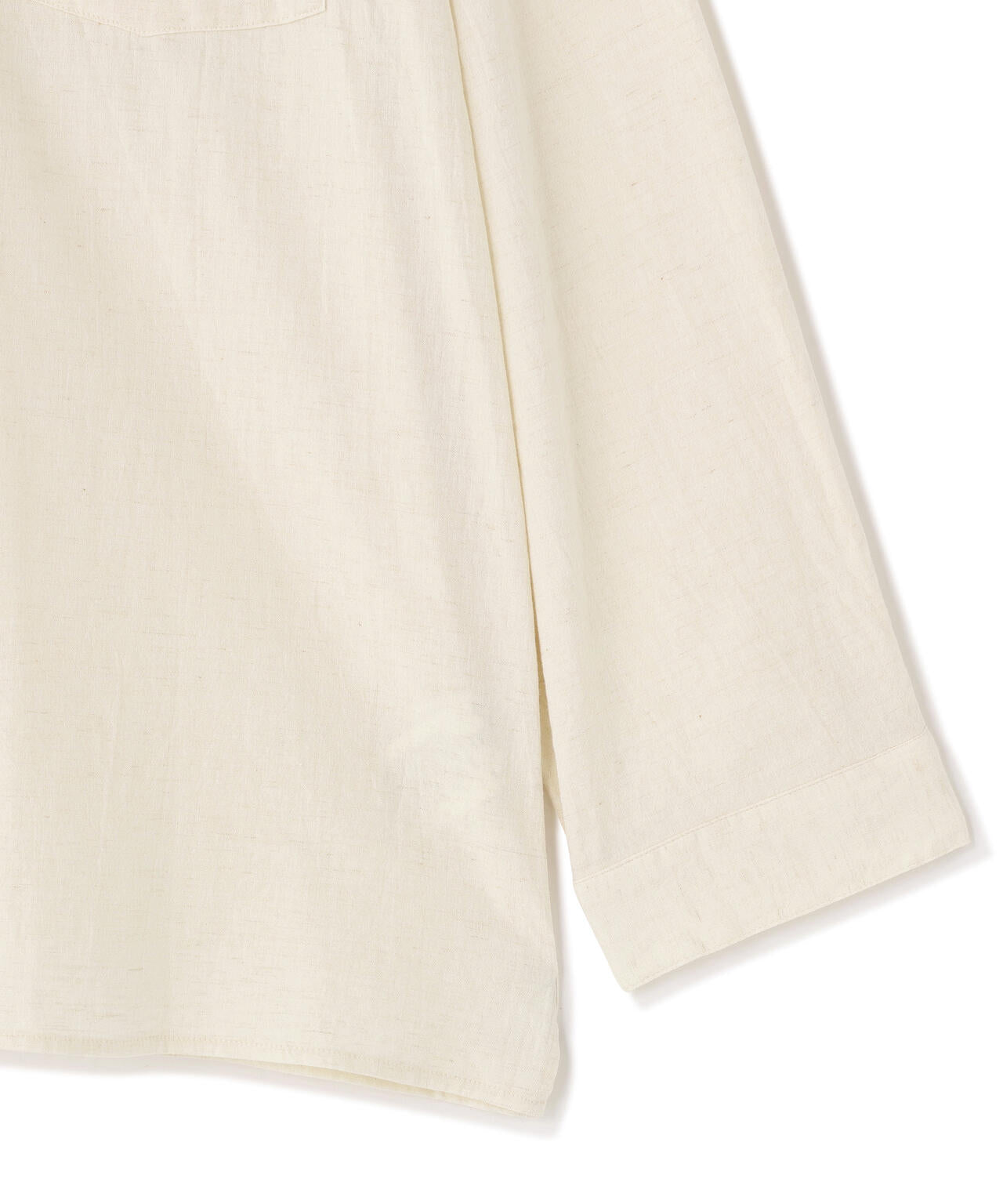 [別注]blurhms / COTTON LINEN OPEN-COLLAR SHIRT LONG SLEEVE