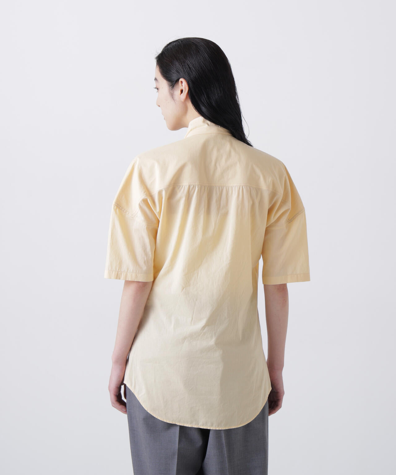 LEMAIRE / SHORT SLEEVE SHIRT WITH FOULARD