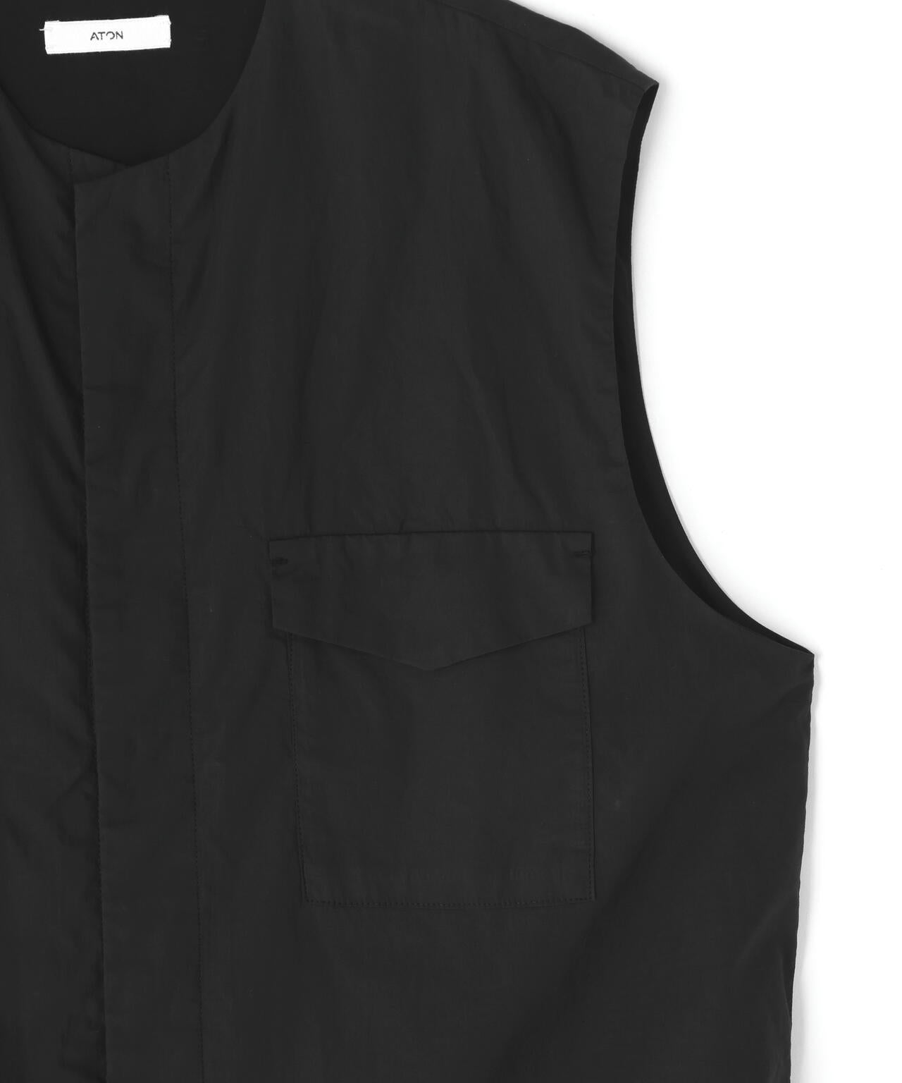 ATON / NATURAL DYED COTTON LAWN JUMP SUIT