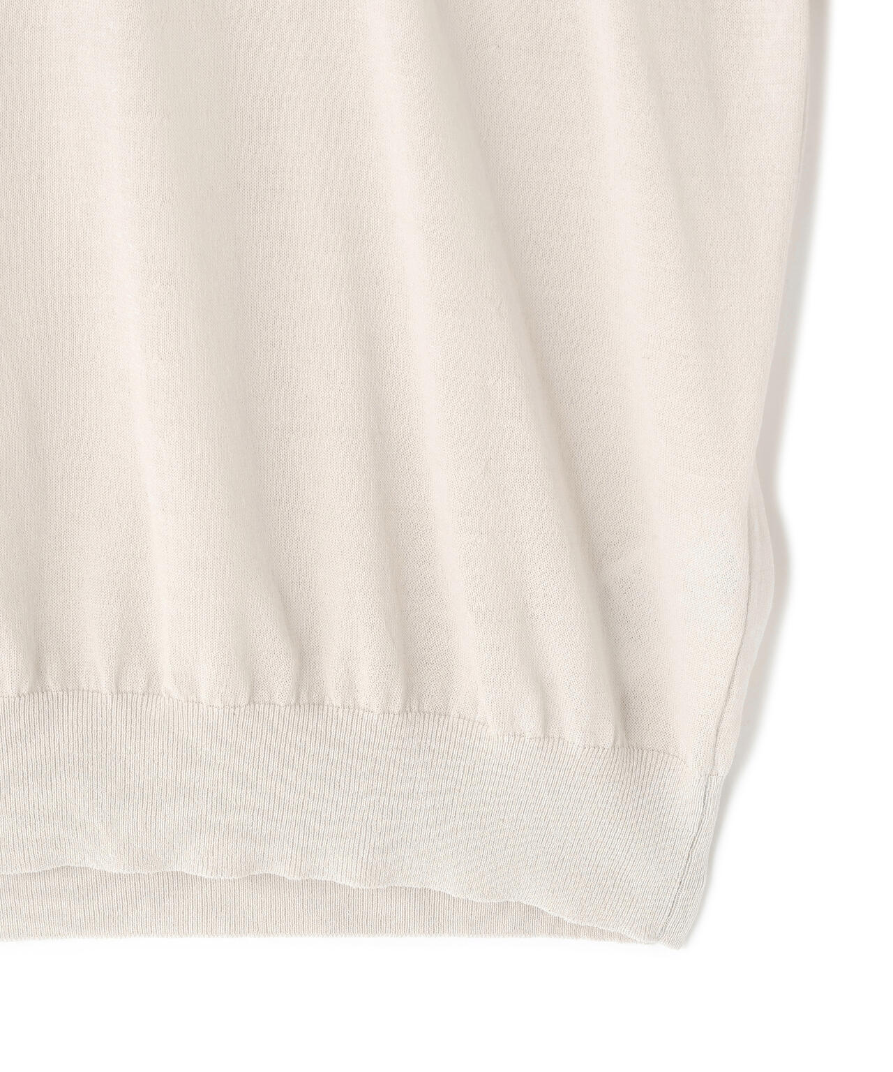 ATON / HIGH TWIST COTTON CREW NECK SWEATER