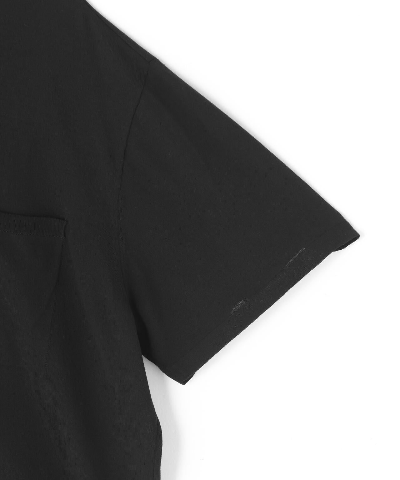 ATON / HIGH TWIST COTTON KNIT SHIRT