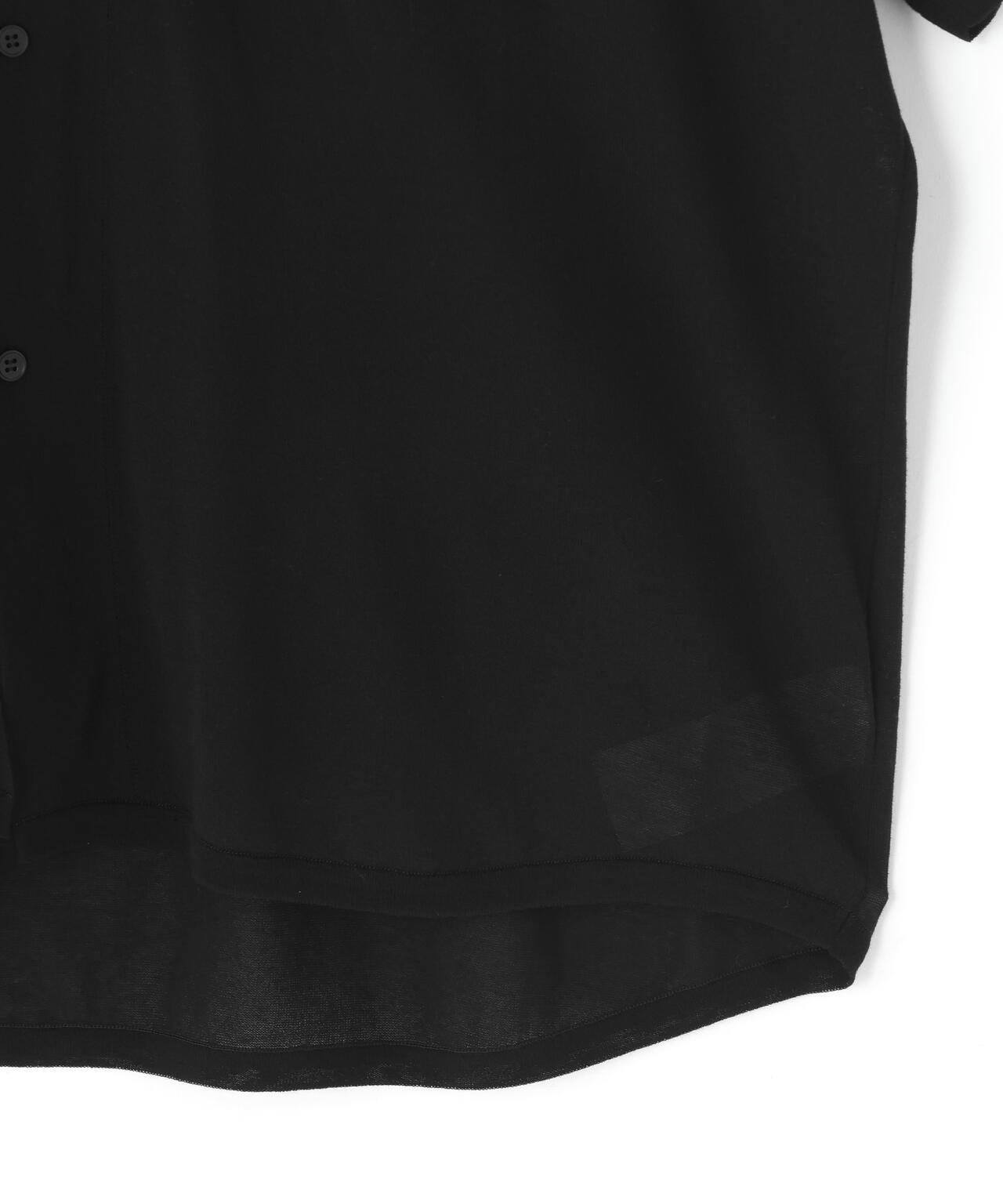 ATON / HIGH TWIST COTTON KNIT SHIRT