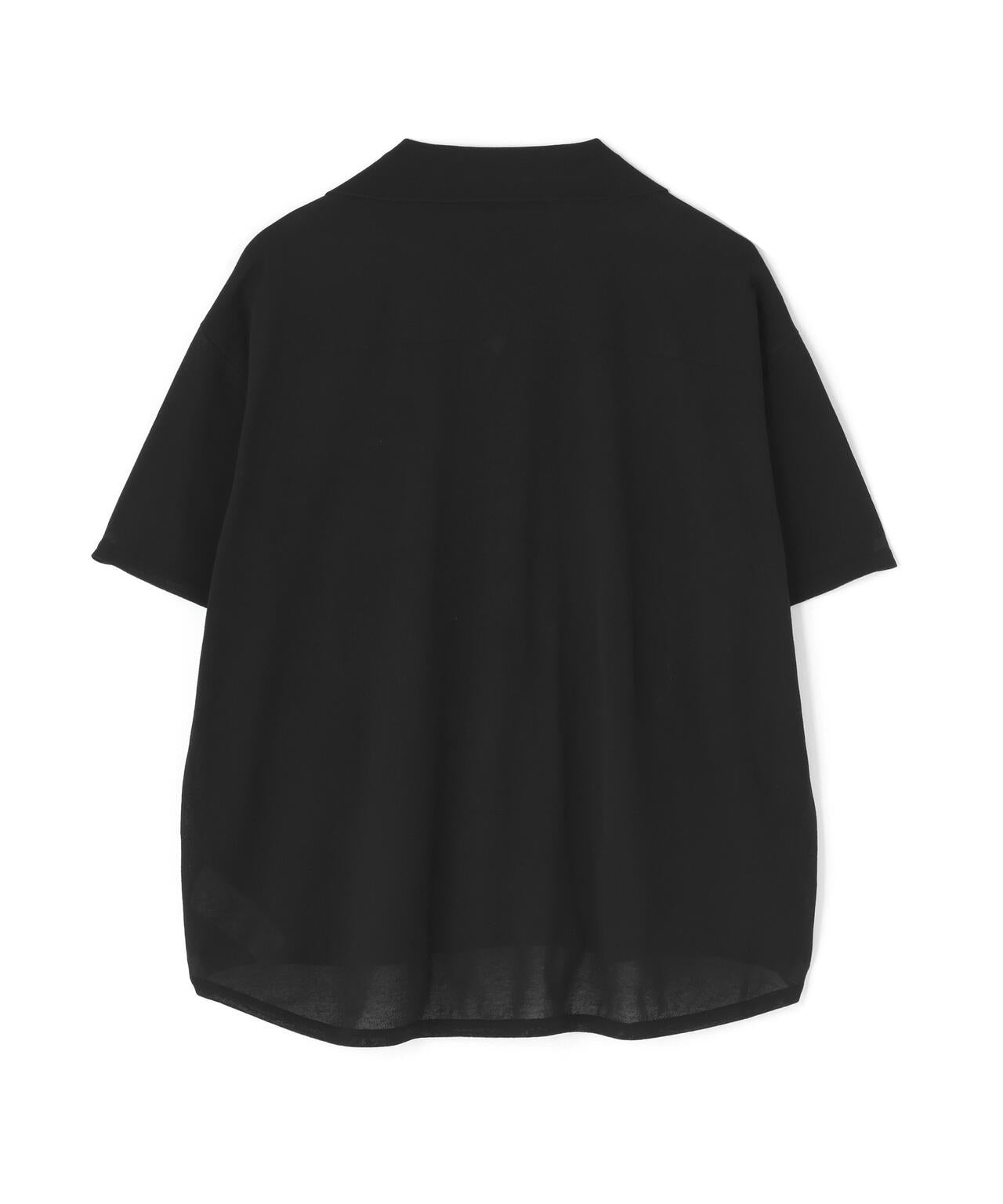 ATON / HIGH TWIST COTTON KNIT SHIRT