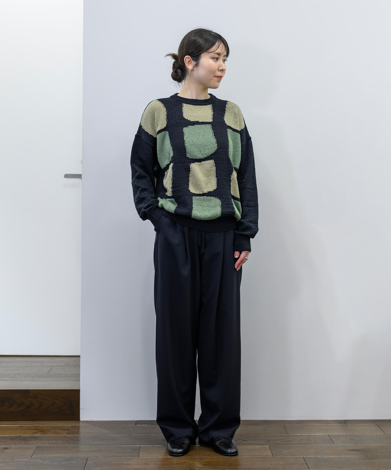 Cristaseya / WASHI PAPER PATCHWORK SWEATER