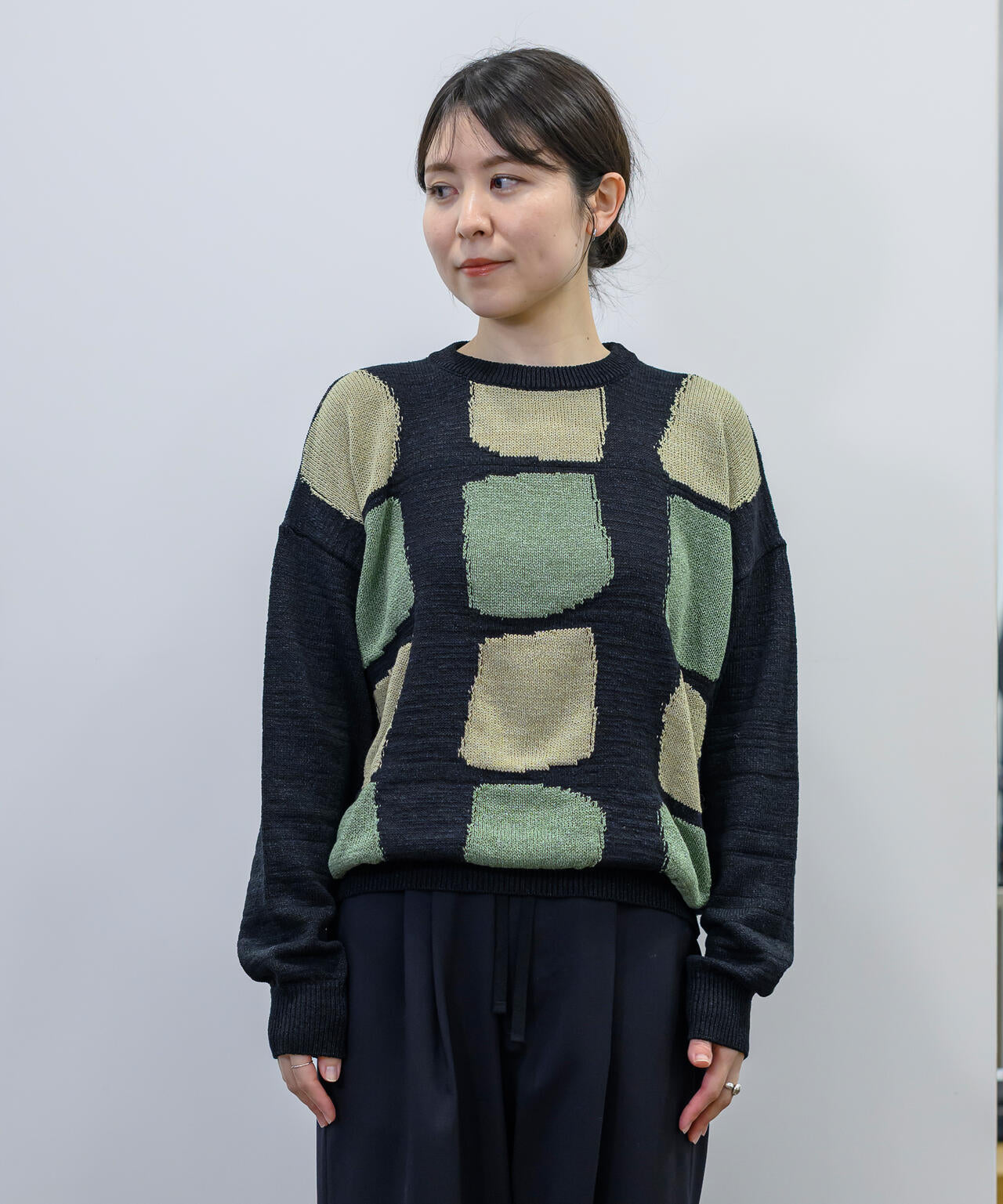 Cristaseya / WASHI PAPER PATCHWORK SWEATER