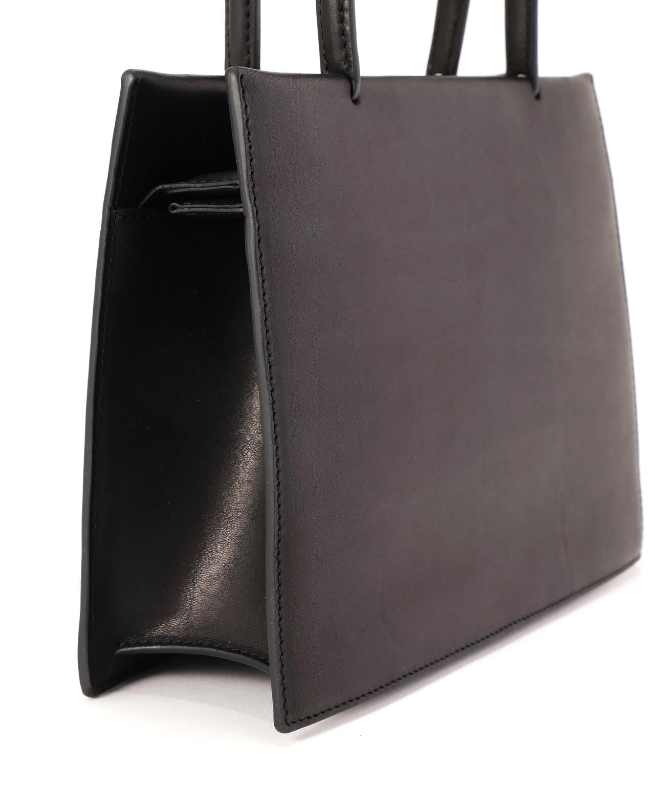 Aeta / SQUARE-SHAPED TOTE BAG SHORT HANDLE : S