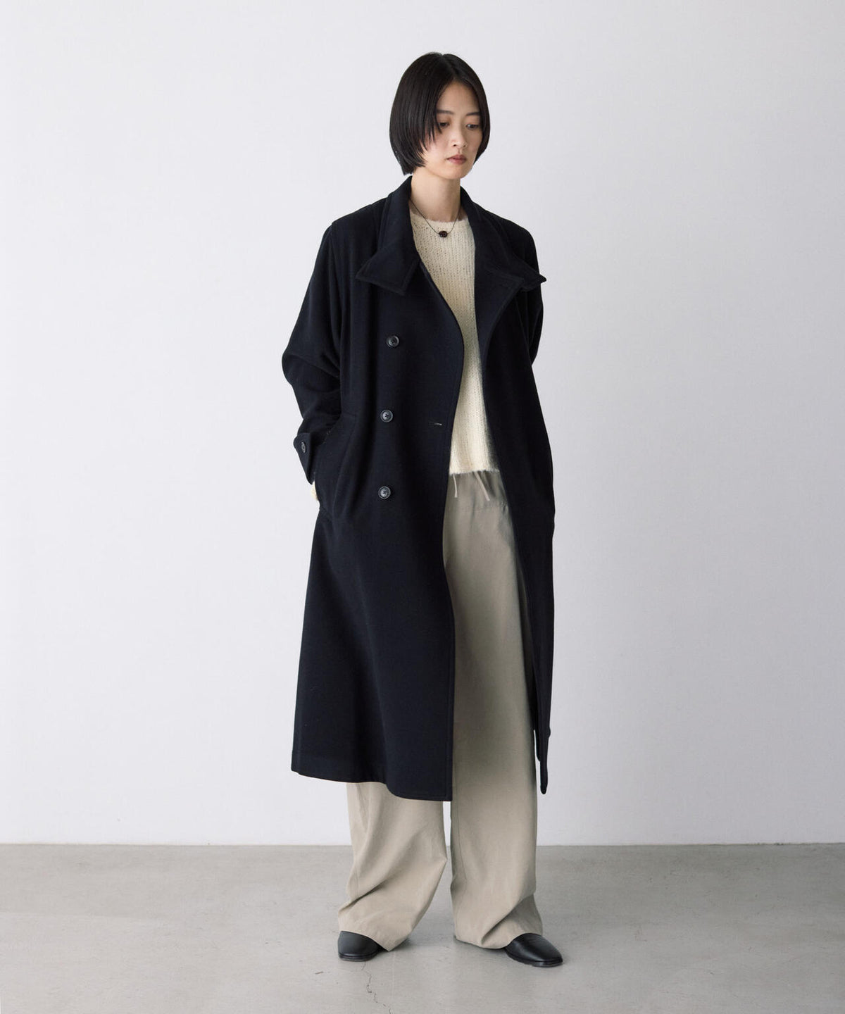 IRENISA / STAND-COLLAR COAT