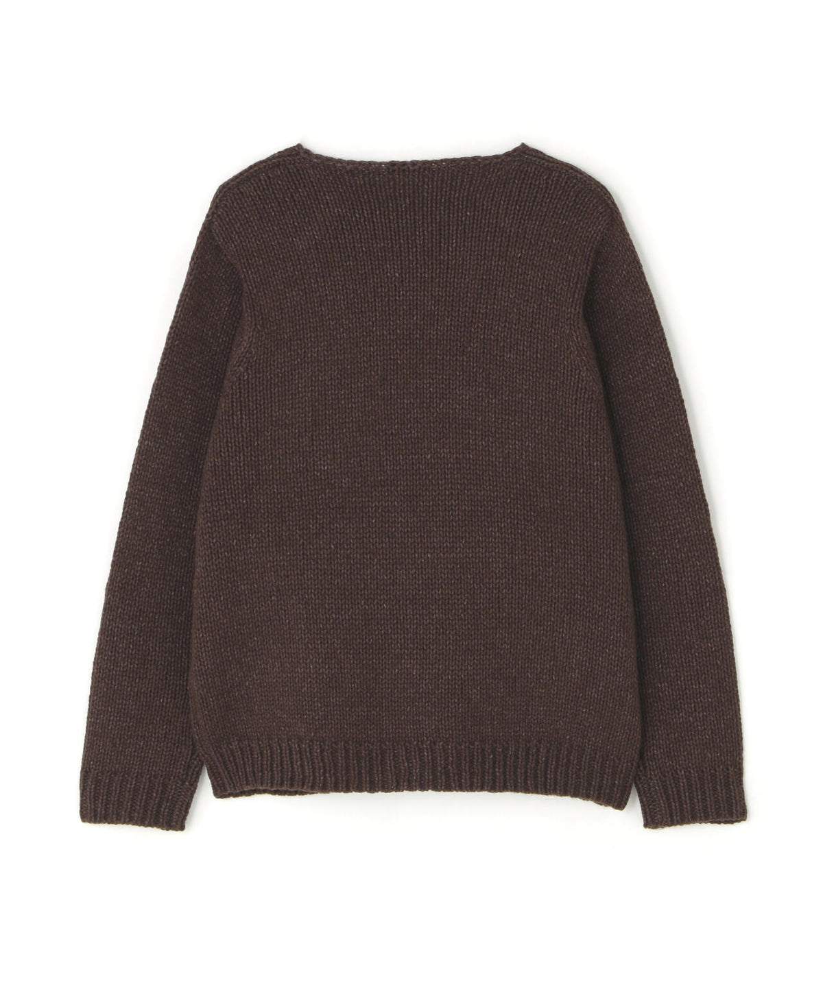 ATON / FELTED YARN CREWNECK SWEATER