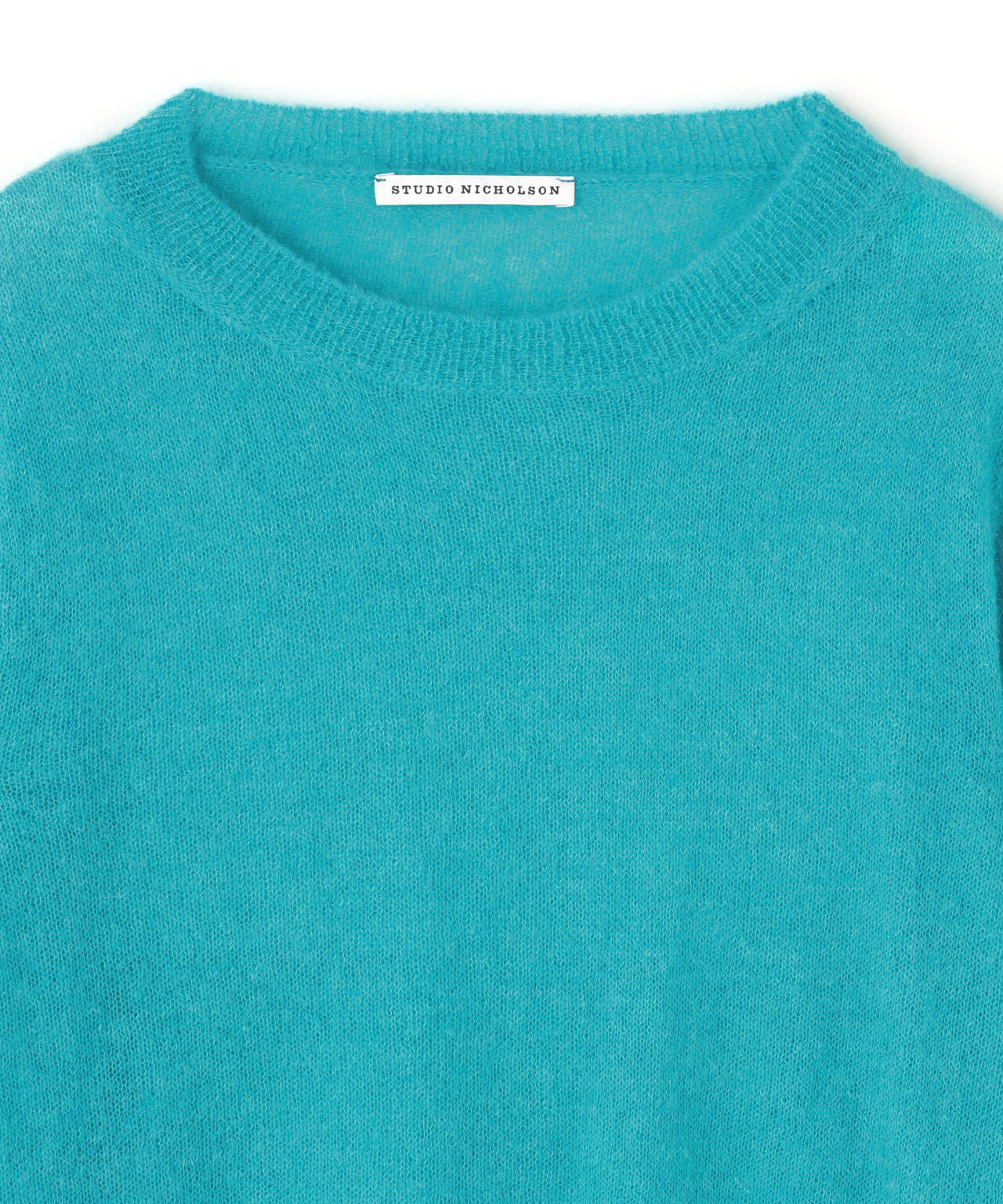 STUDIO NICHOLSON / MOHAIR SHUNKEN FIT CREW NECK
