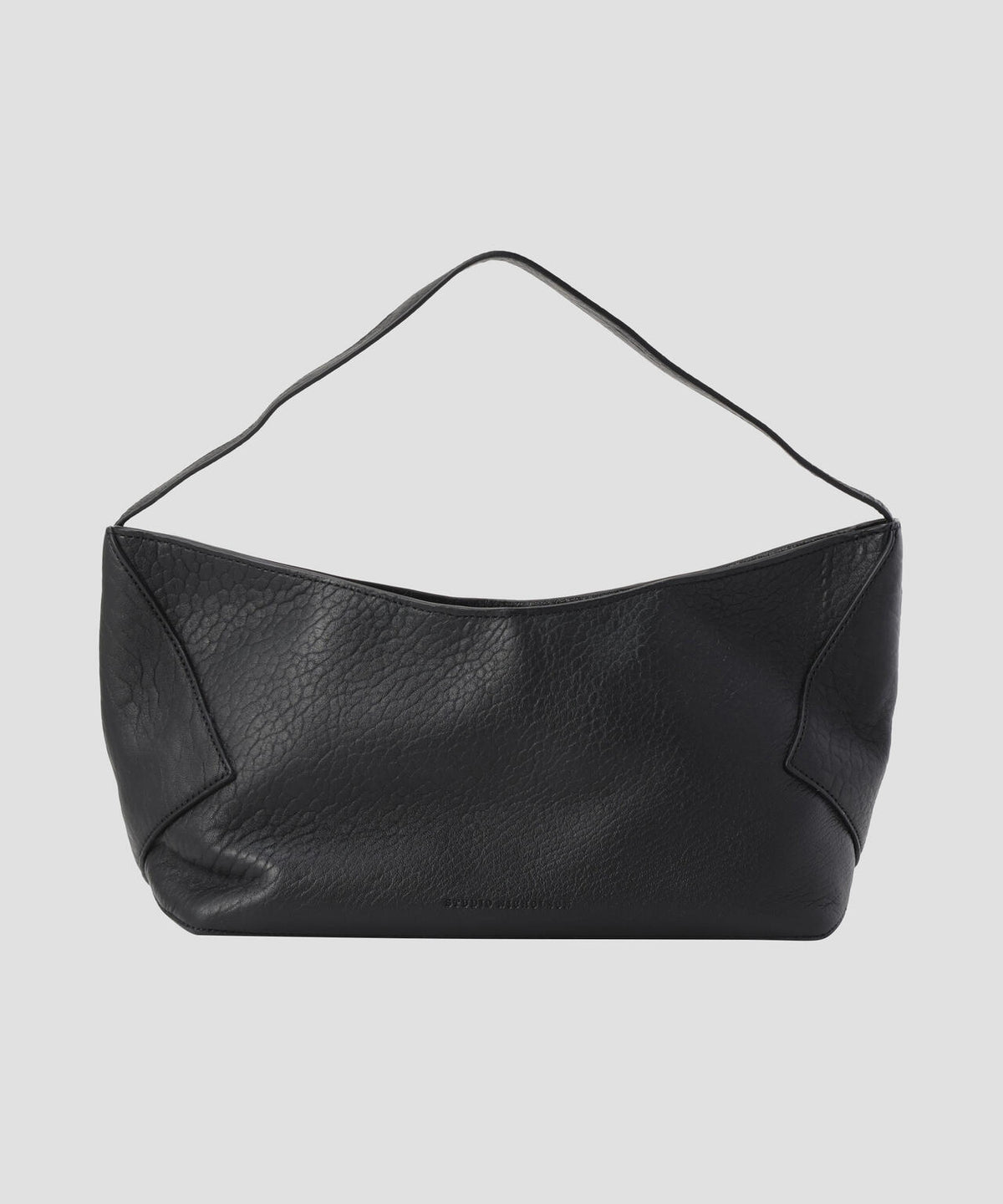 STUDIO NICHOLSON / LAMBSKIN FOLD DETAIL ZIP SHOULDER BAG