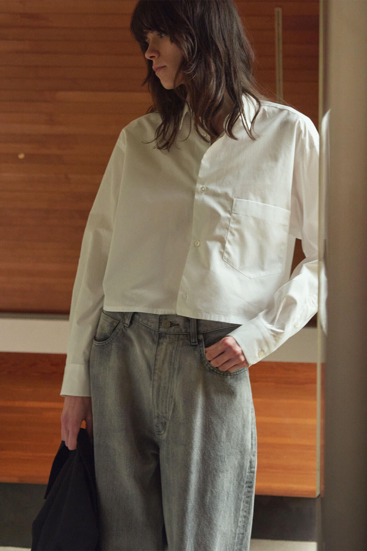 YLEVE / COTTON TYPEWRITER SHORT SH