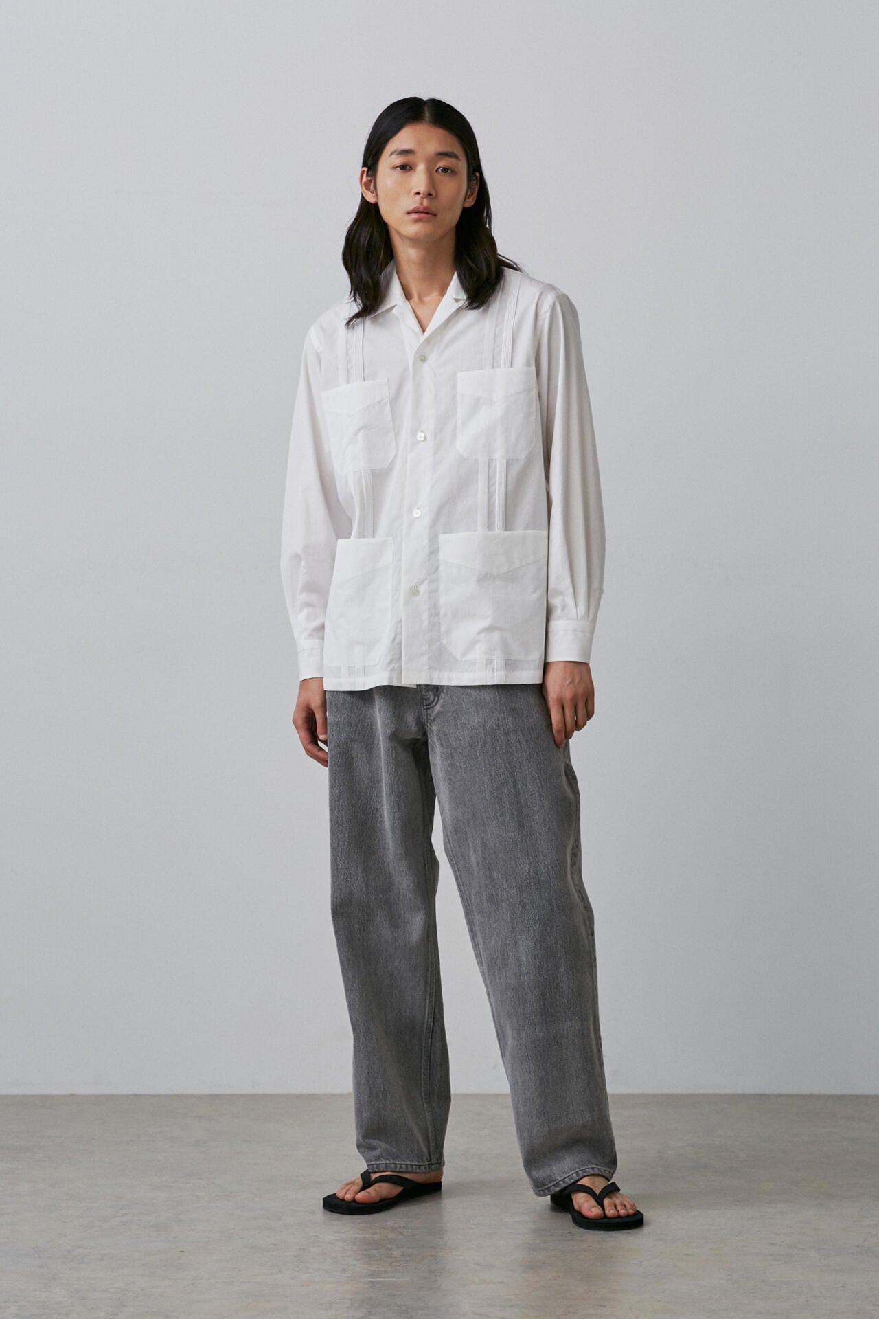 BOURRIENNE × YLEVE / COTTON TYPEWRITER CUBAN SH / WA
