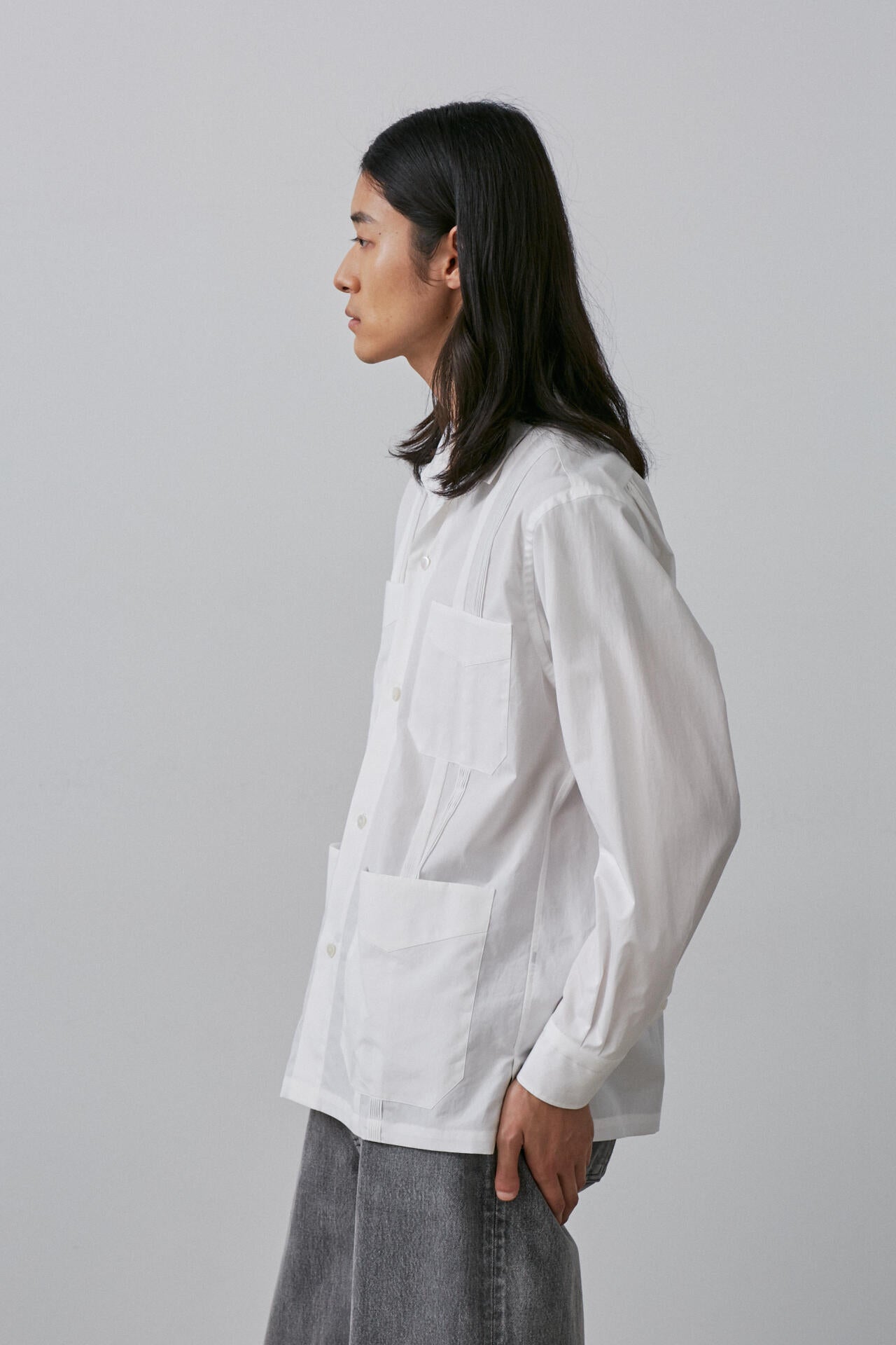BOURRIENNE × YLEVE / COTTON TYPEWRITER CUBAN SH / WA