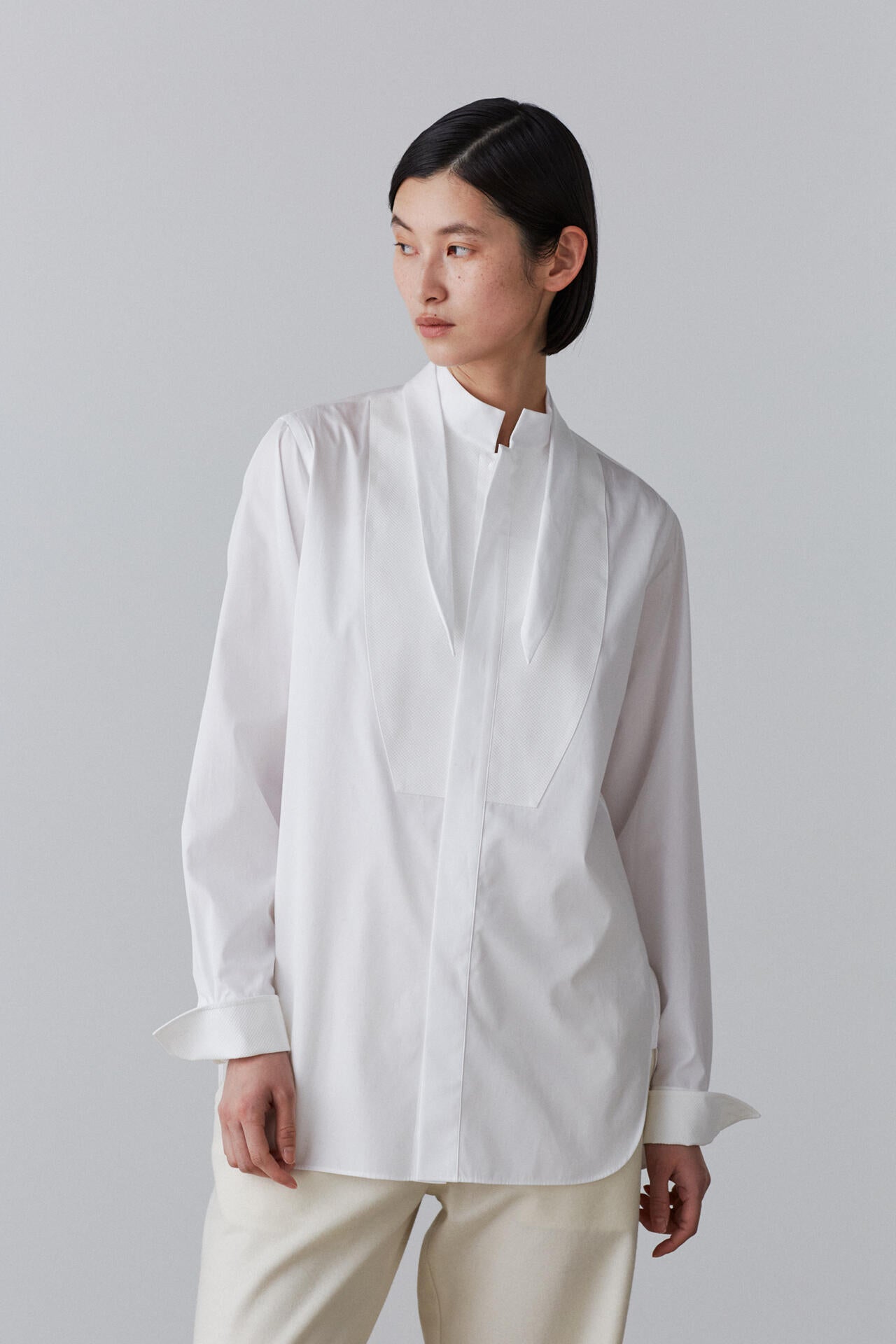 BOURRIENNE × YLEVE / SUPIMA COTTON TYPEWRITER SH / SHIN