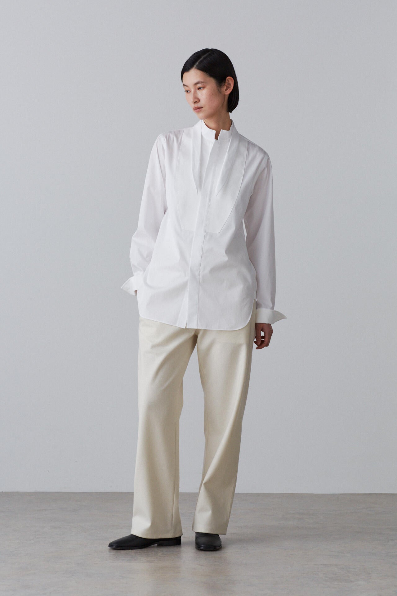 BOURRIENNE × YLEVE / SUPIMA COTTON TYPEWRITER SH / SHIN