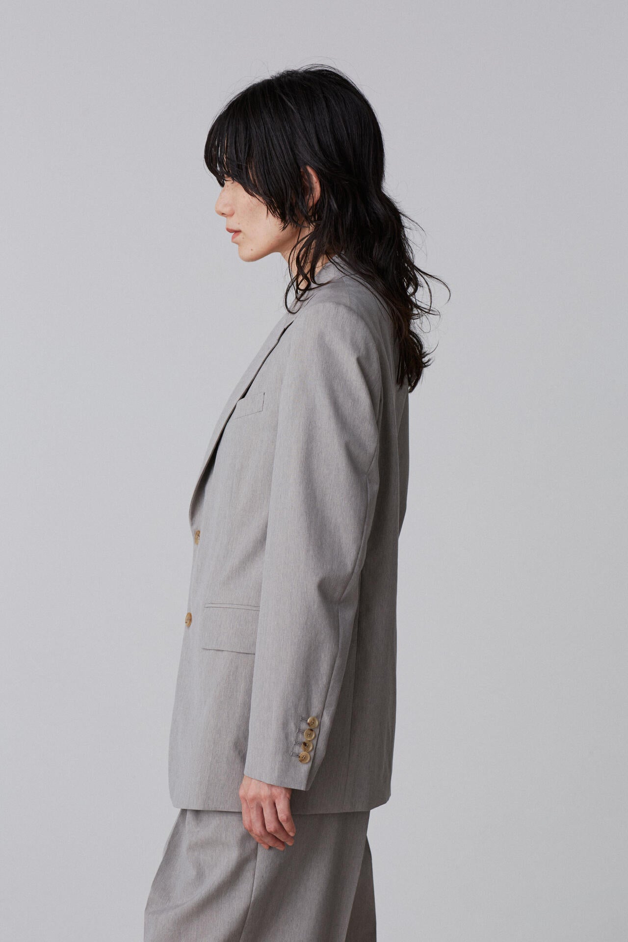 YLEVE / WOOL CHAMBRAY JACKET