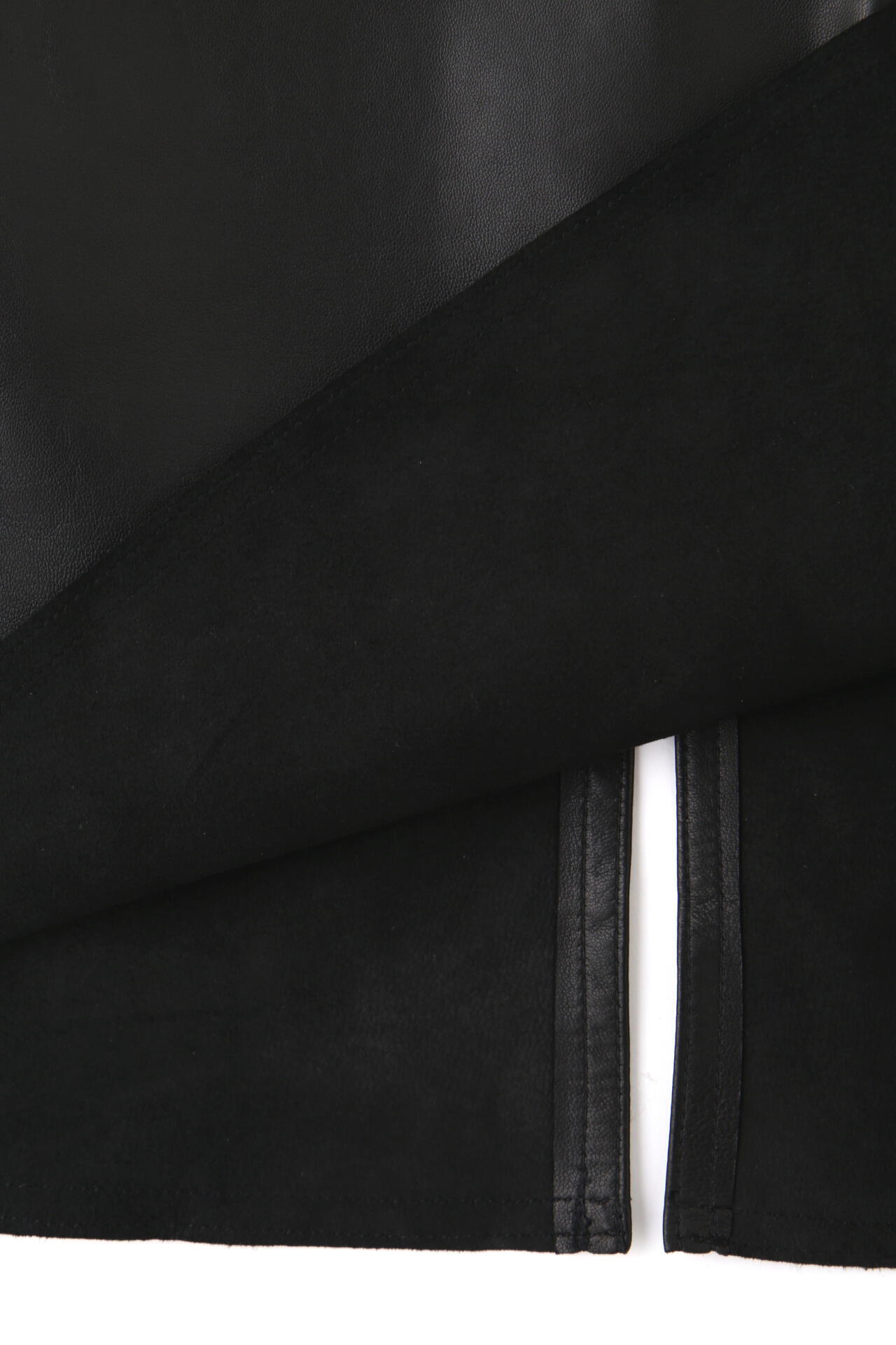 YLEVE / GLOVE SHEEP LEATHER SKIRT