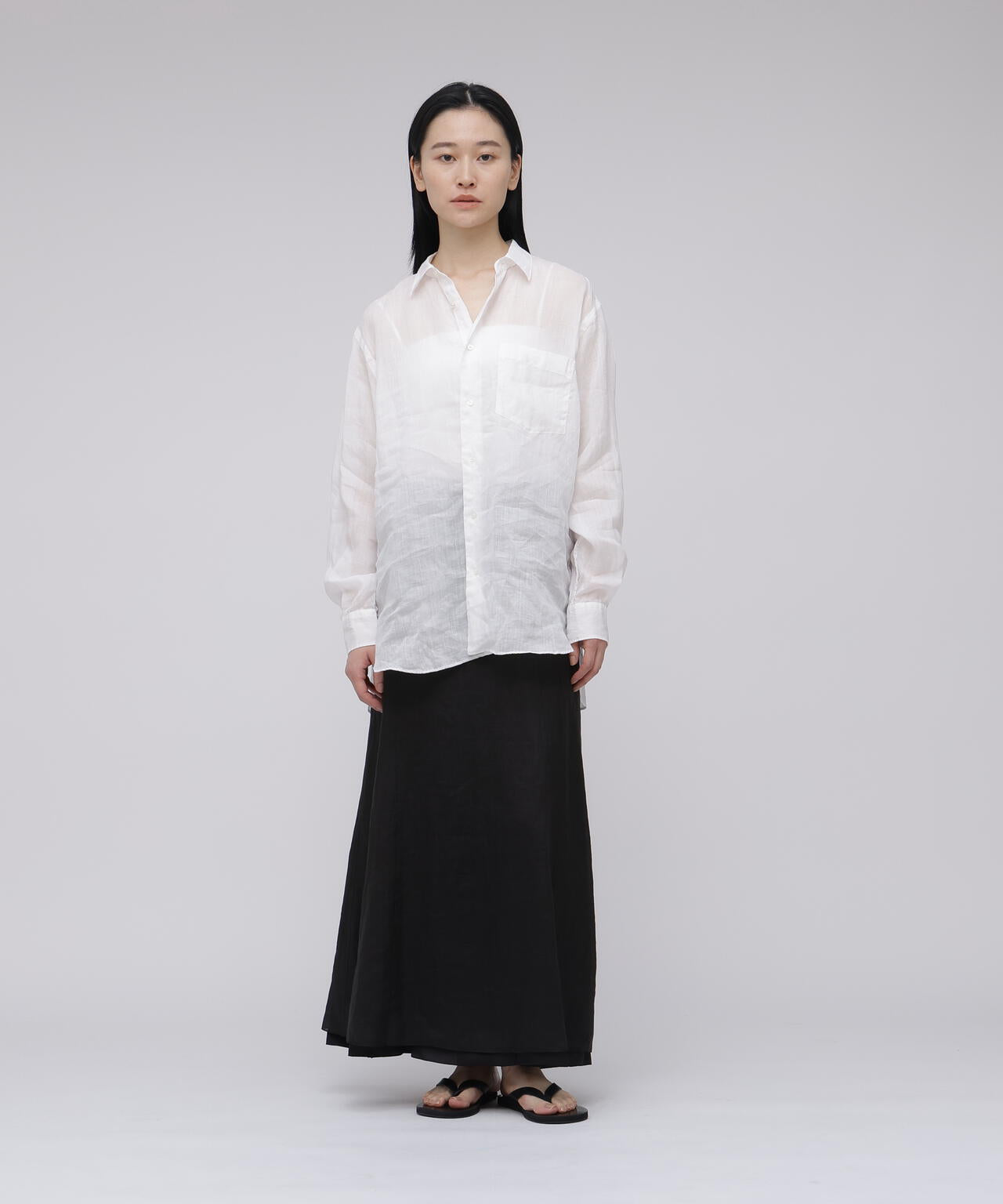 YLEVE / ROYAL RAMIE BROAD SKIRT