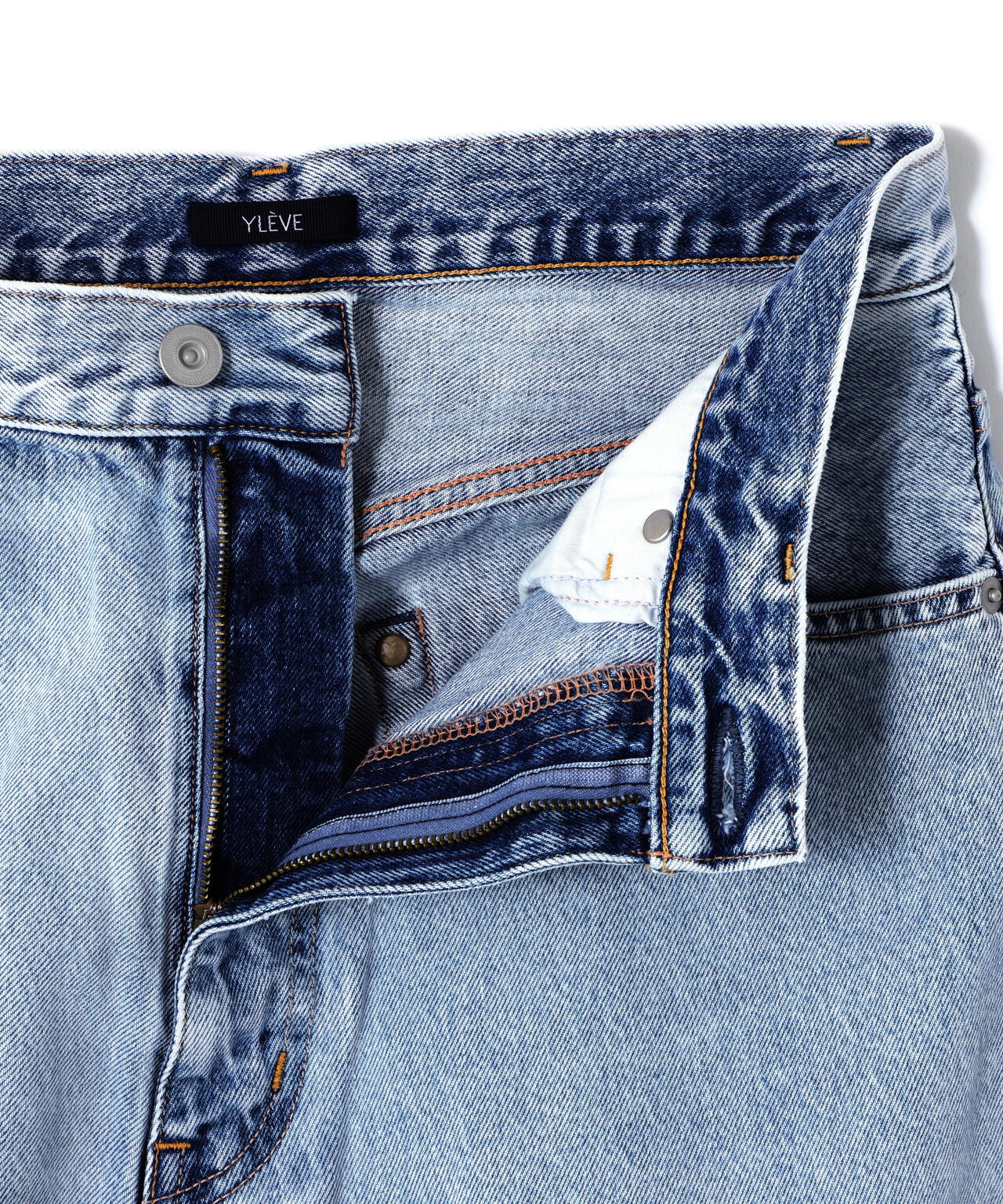 YLEVE / 13.5oz DENIM BAGGY FADE
