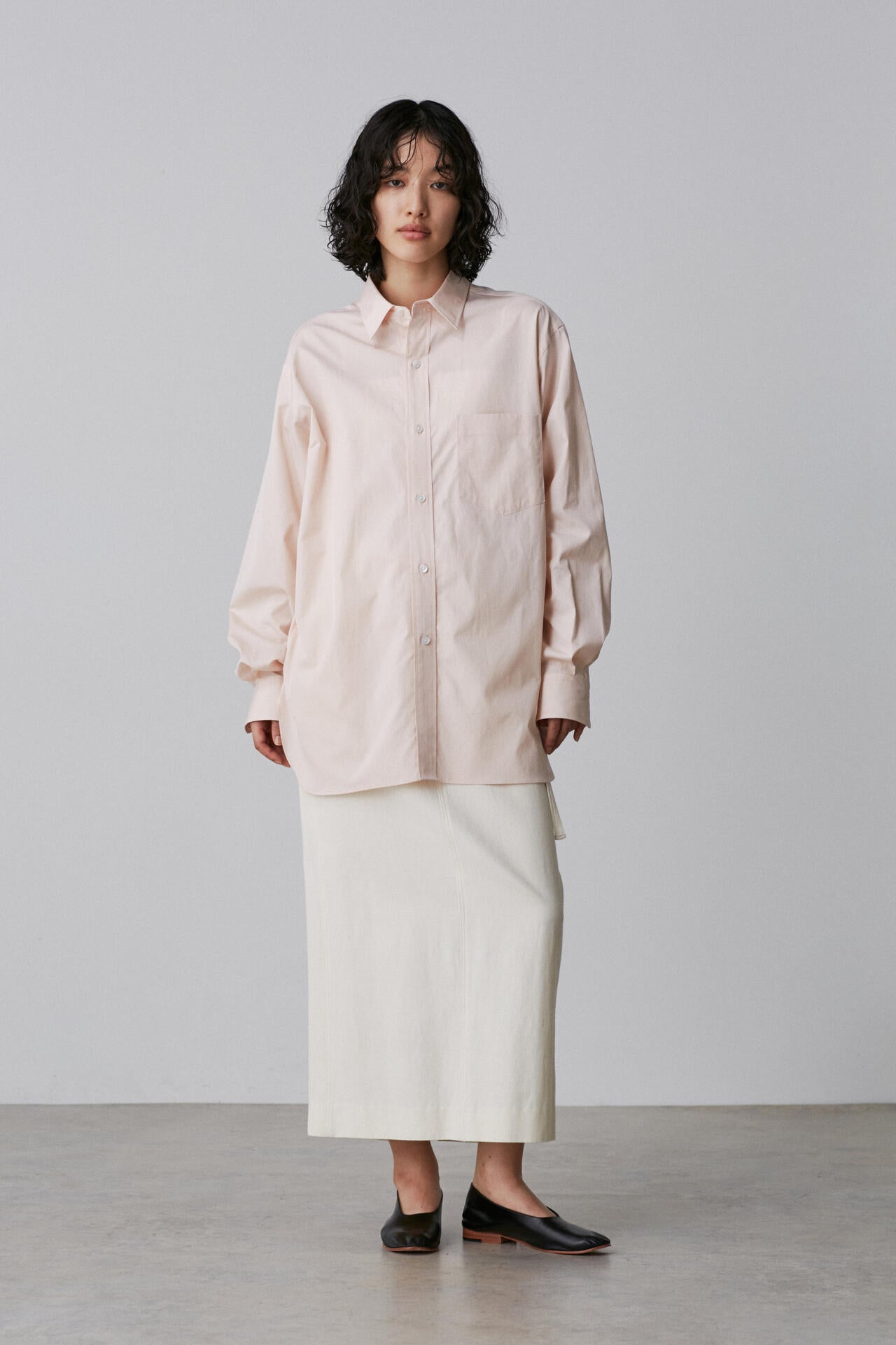 YLEVE / COTTON BROAD SHIRT