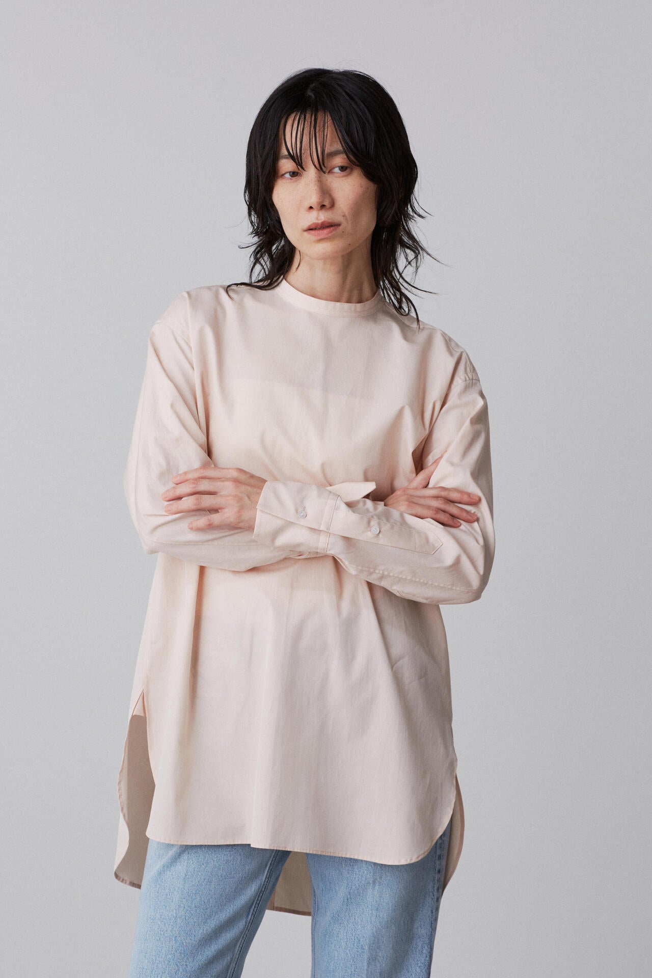 YLEVE / COTTON BROAD PULL OVER SHIRT