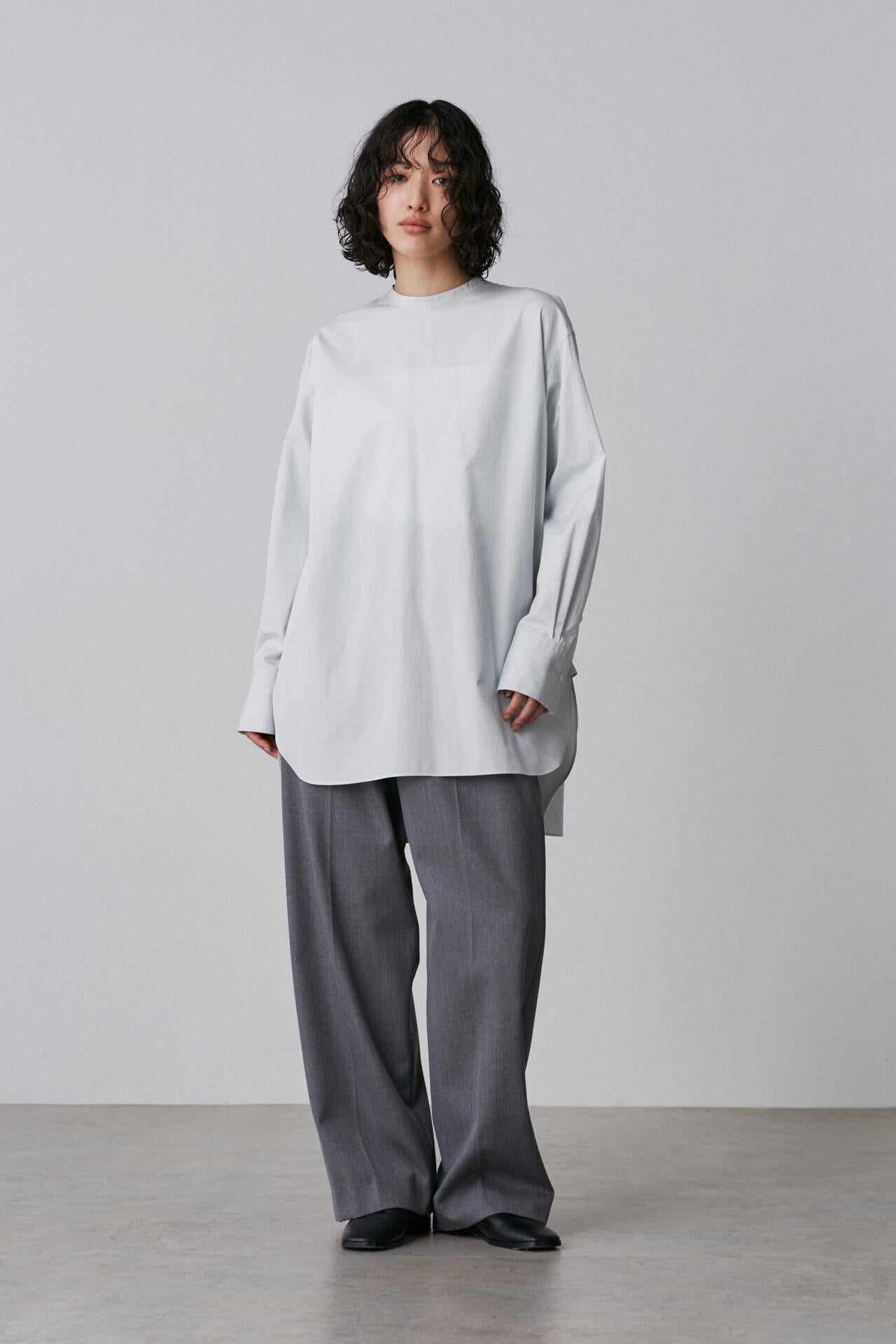 YLEVE / COTTON BROAD PULL OVER SHIRT