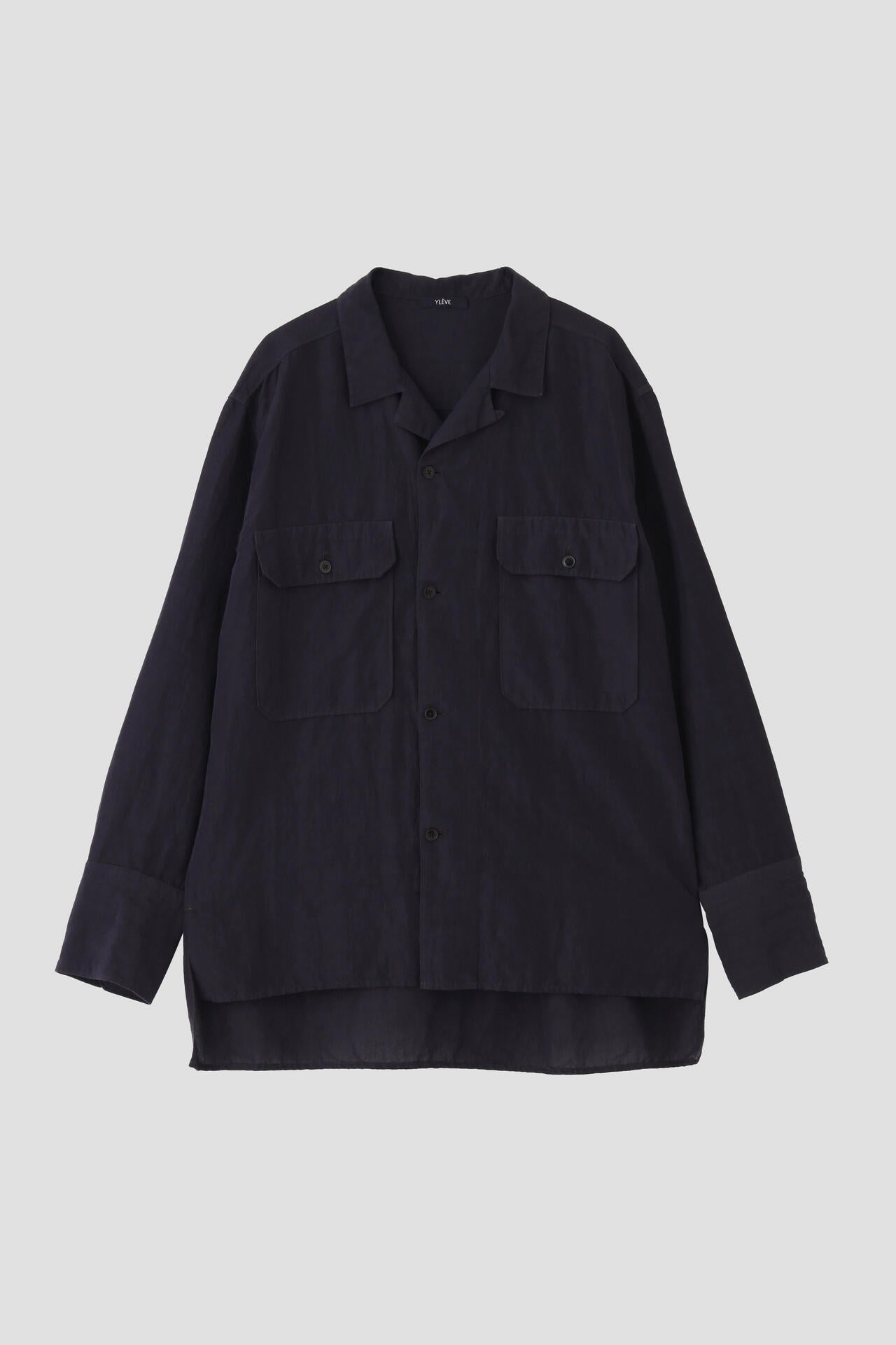 YLEVE / COTTON RAMIE BROAD SHIRT