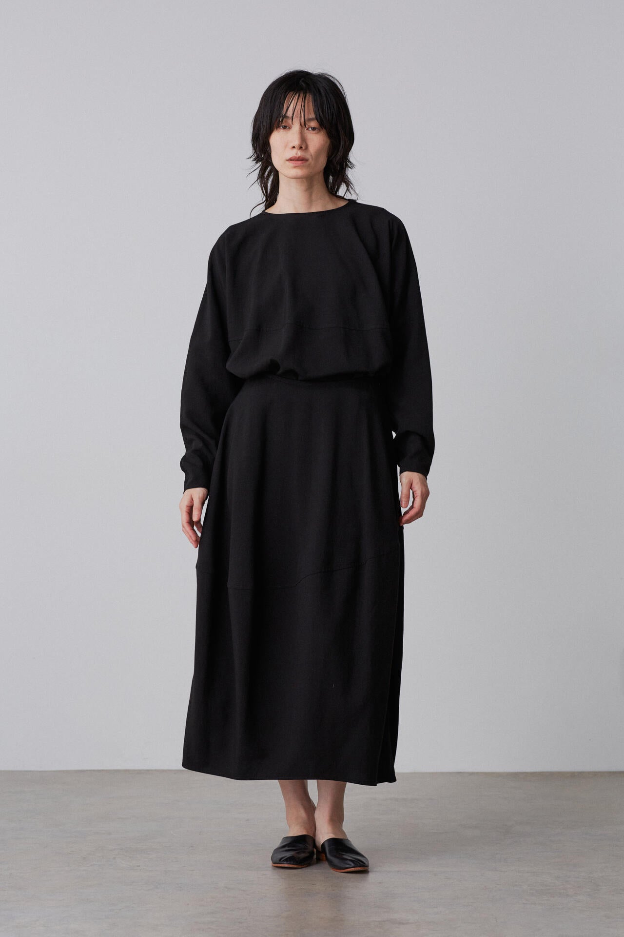 YLEVE / TENCEL PULL OVER BLOUSE
