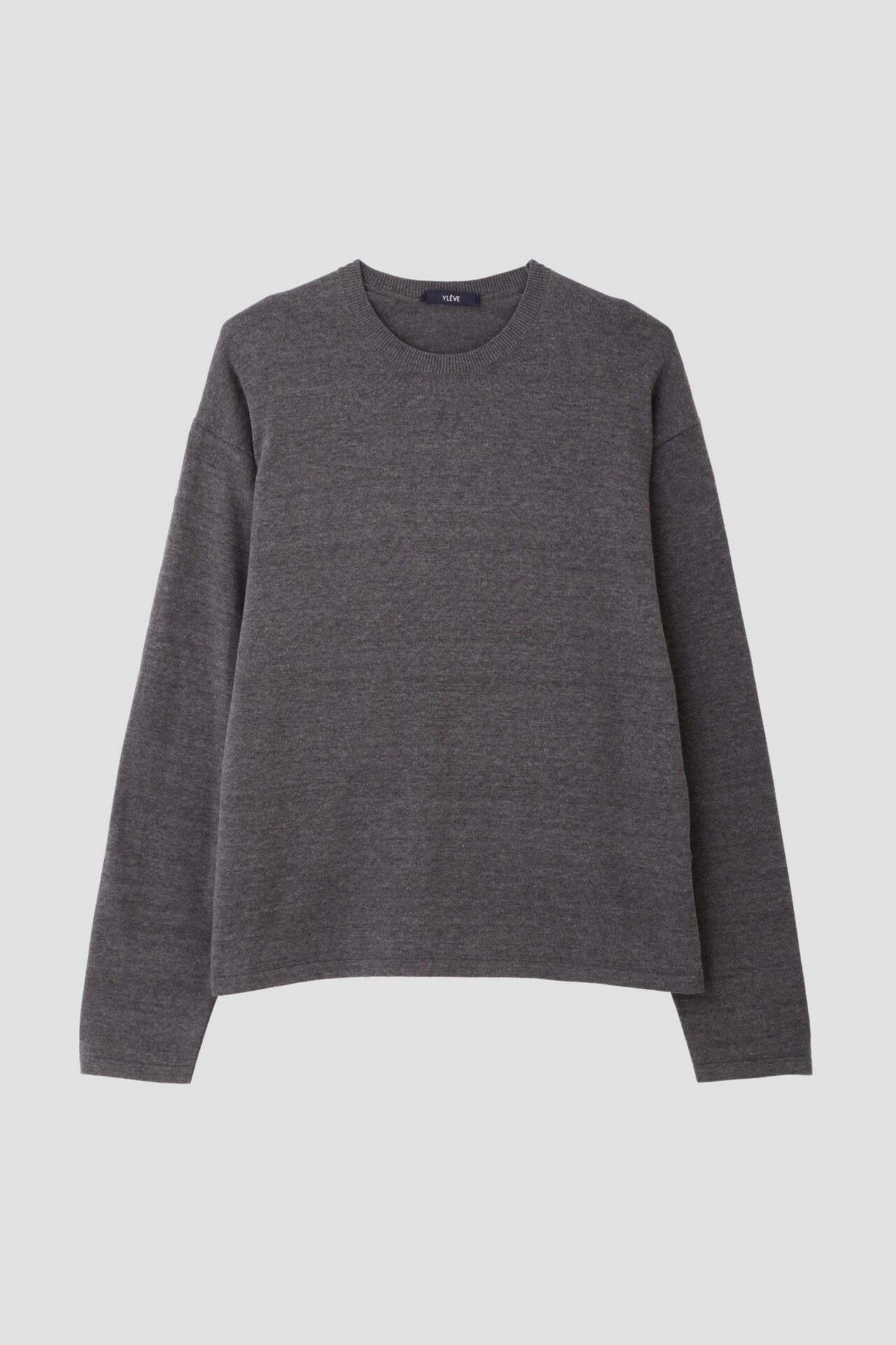 YLEVE / GAS SINGEING COTTON KNIT PULL OVER