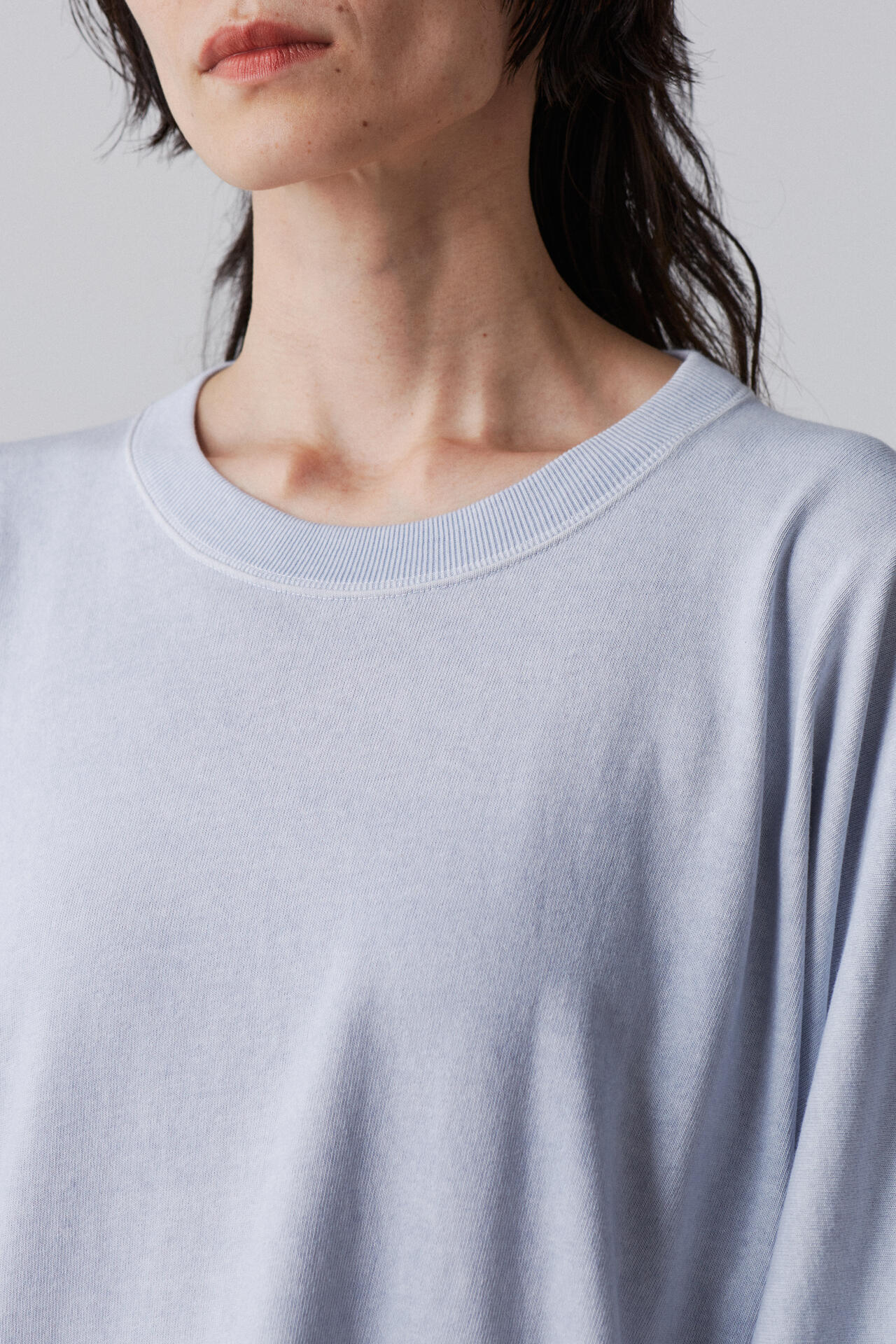 YLEVE / OPEN END COTTON PIGMENT DYE PULL OVER