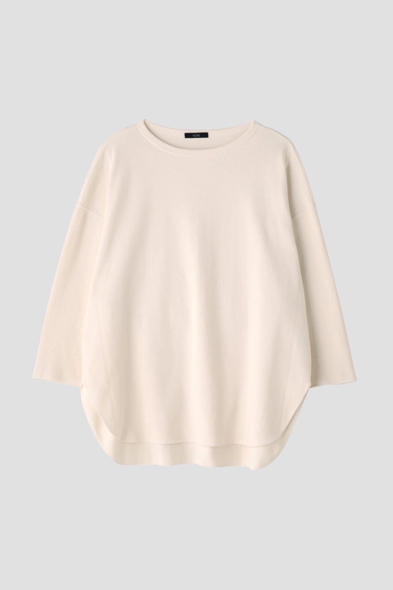 YLEVE / COTTON RIB PULL OVER BIG