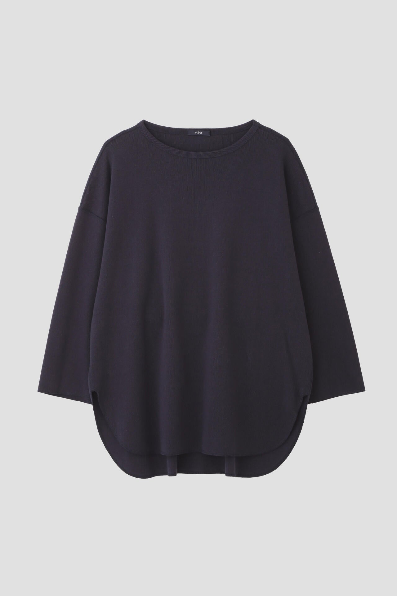 YLEVE / COTTON RIB PULL OVER BIG