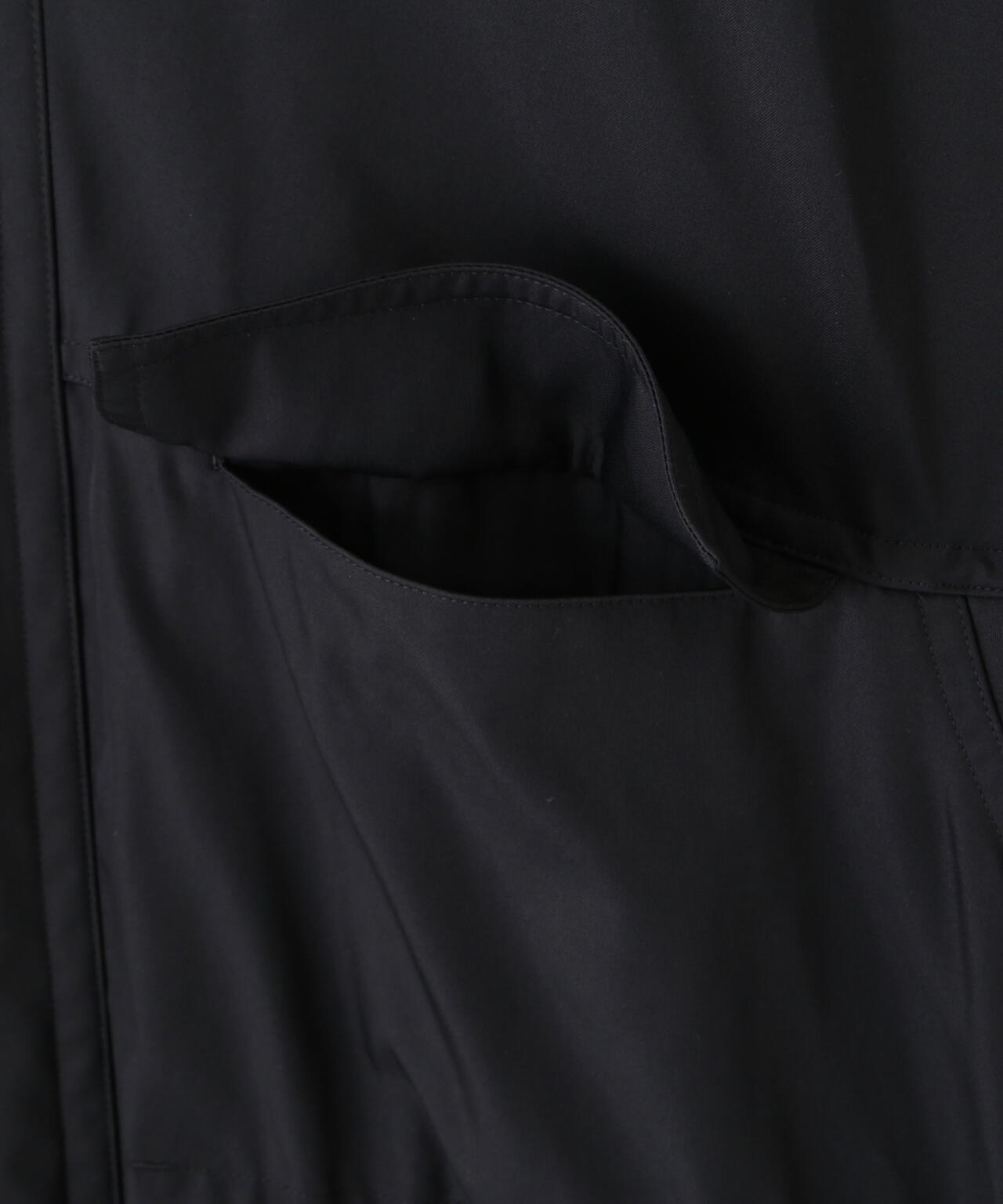 YLEVE / HIGH COUNT DOUBLE TWILL POLYESTER BLOUSON