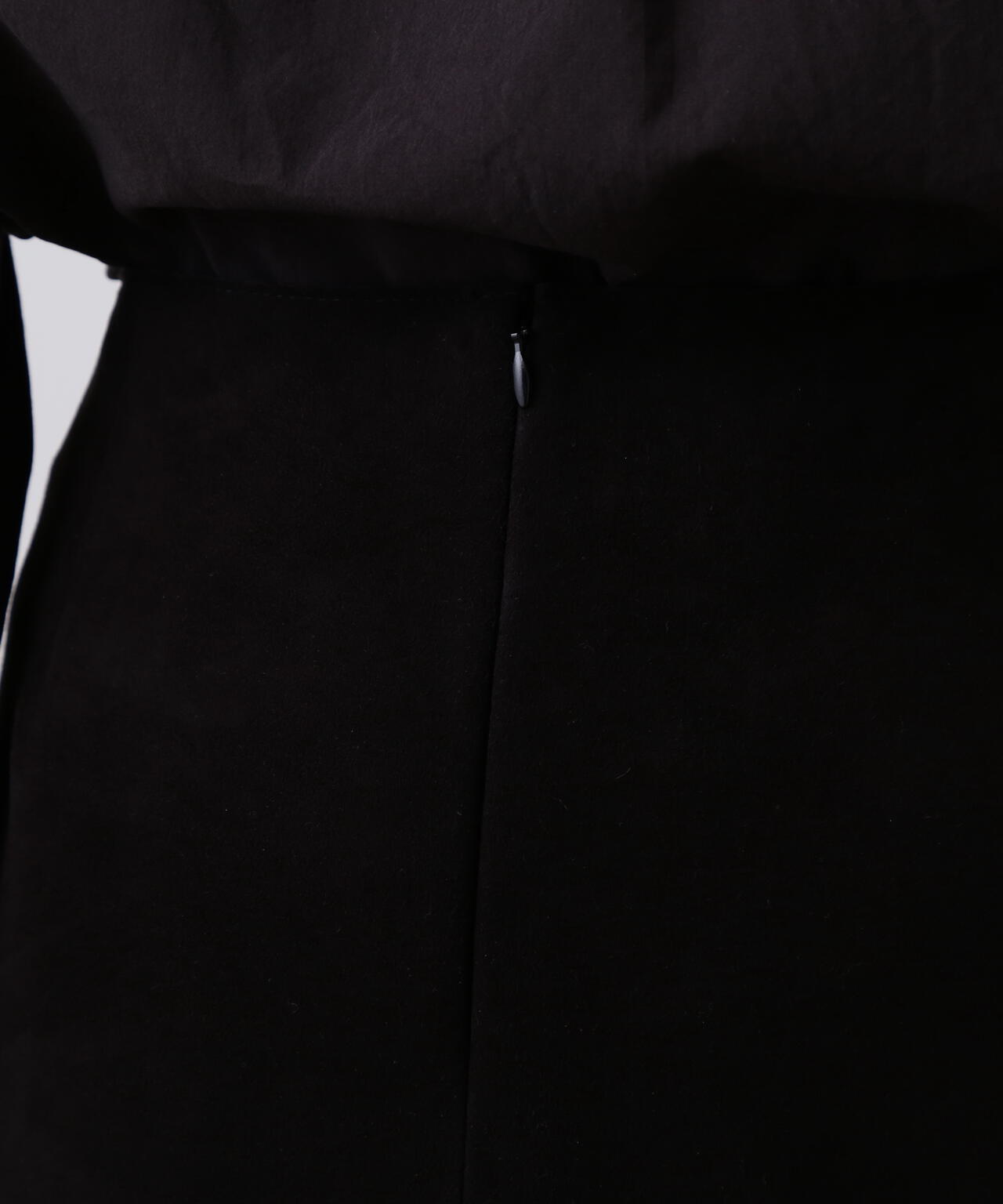 YLEVE / SHEEP SUEDE LEATHER SKIRT