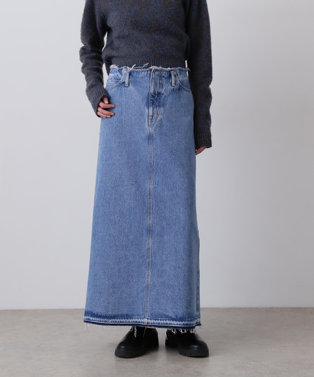 YLEVE / 13.5oz DENIM SKIRT